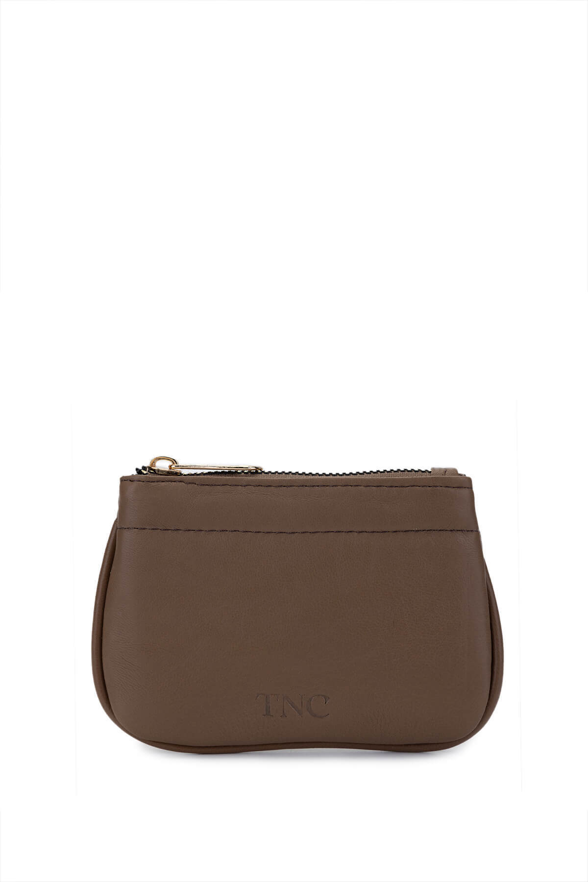 تامر تانجا جا کارتی چرم اصل یونیسکس بژ