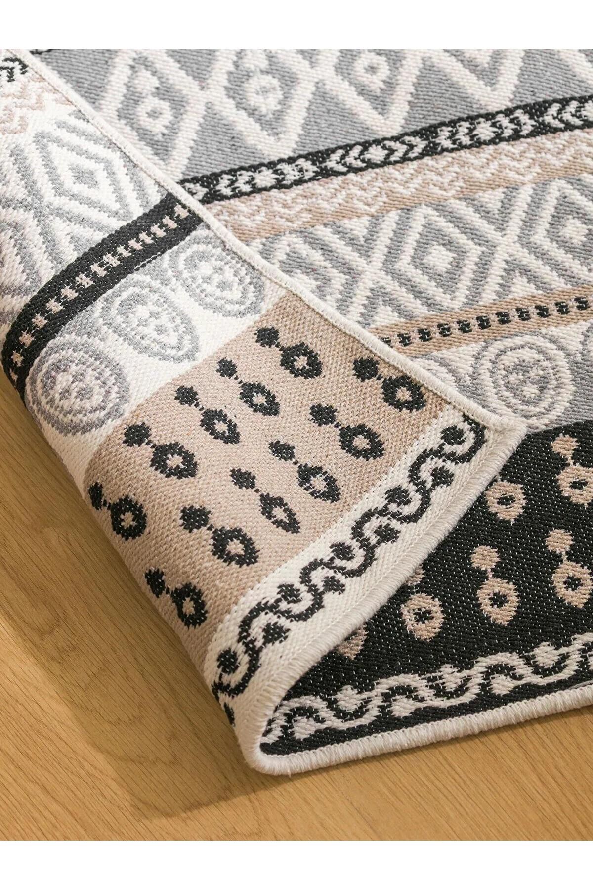 LC Waikiki-Lcw Home Patterned Double Sided Rug 80X140 cm (W5) 3