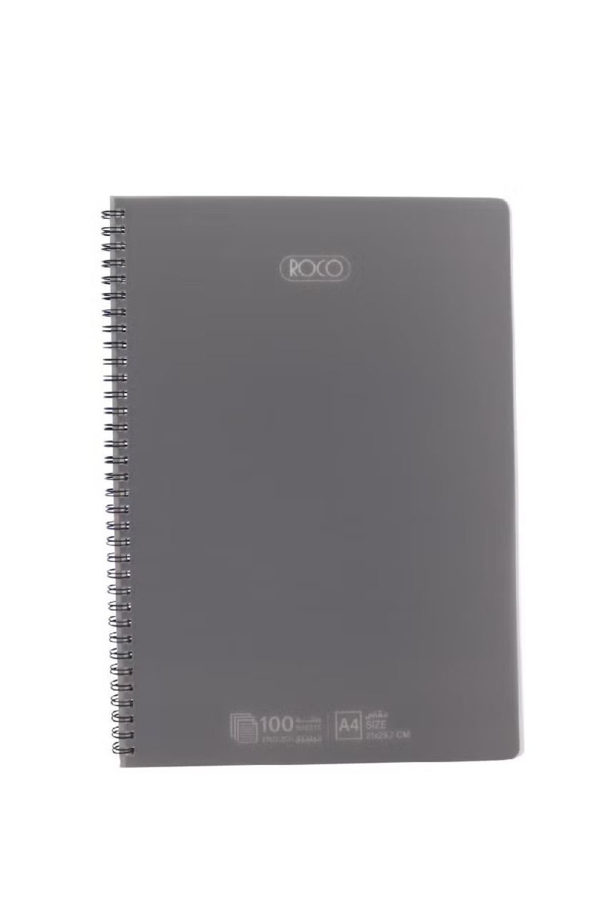 Roco-Notebook A4 100 Sheets Double Ruled – English Ruled Writing Book for Daily Use 1