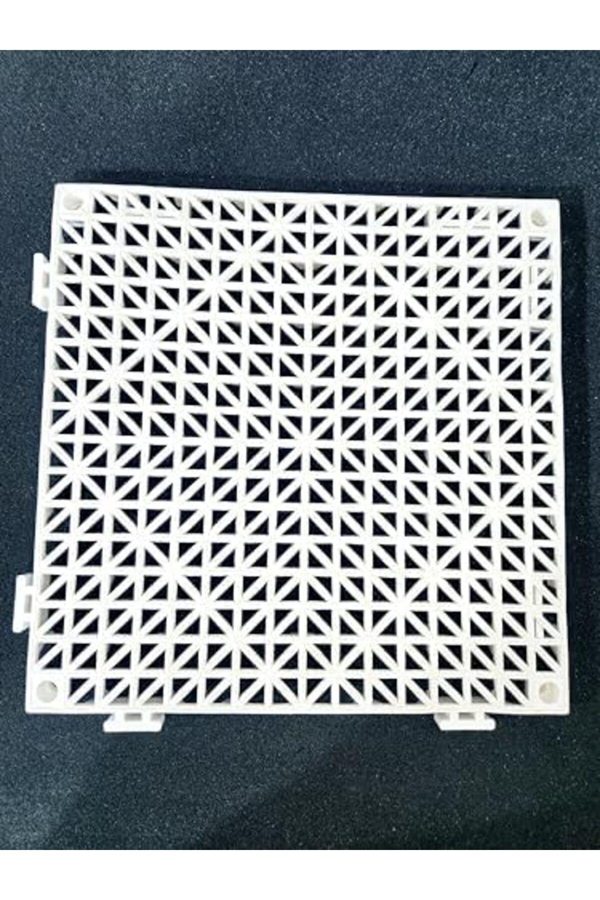 Generic-بلاط أرضيات متشابك، رمادي، 30 سم × 30 سم × 17 سم، نمط شبكي للمناطق الرطبة، عبوة من 10 قطع 2