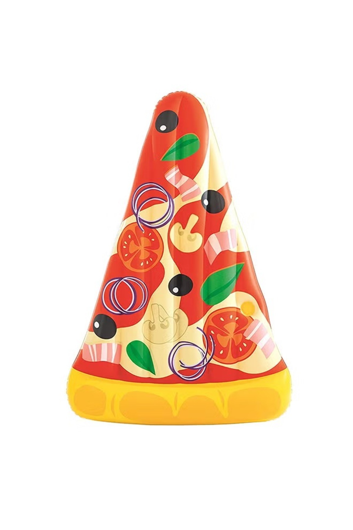 BESTWAY-Inflatable Pizza Float – Fun Pool Float with Pepperoni Design, Lightweight and Durable 1