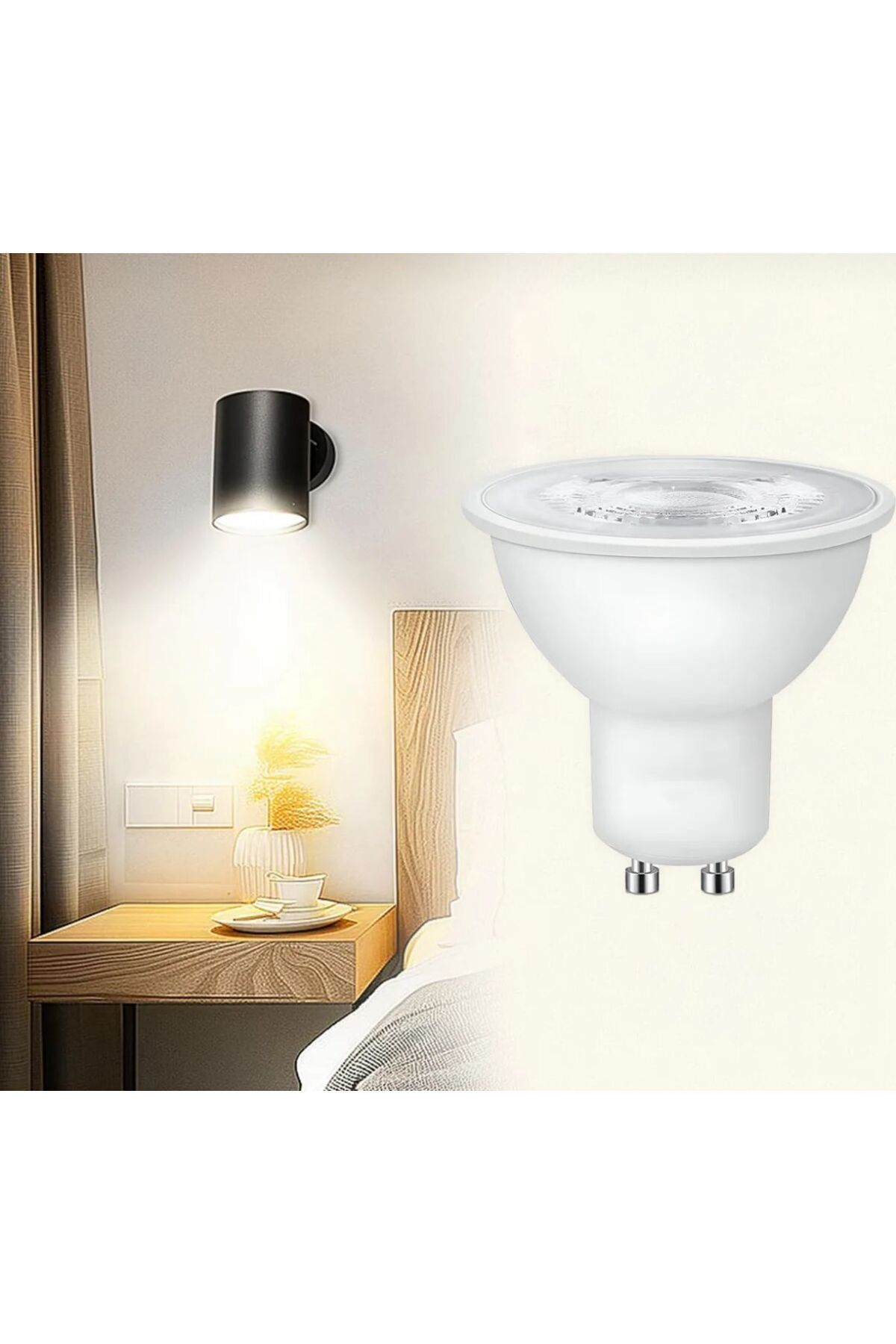 Lodi-6W GU10 Smart LED Bulb, Dimmable, Multi-Color, 3000K to 6500K, App Controlled 2