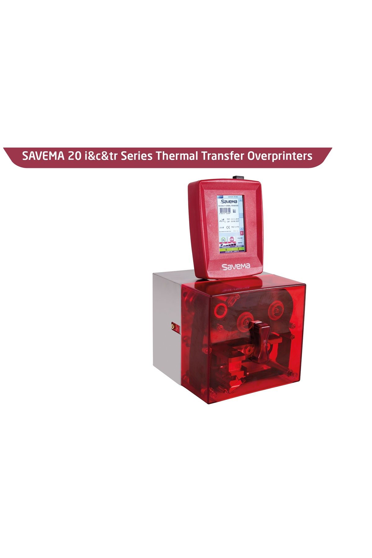 GÜMRÜK BEY-Savema Svm20I-32X70 I Thermal Transfer Overprint Machine Control Panel – with Touch Color Screen 3
