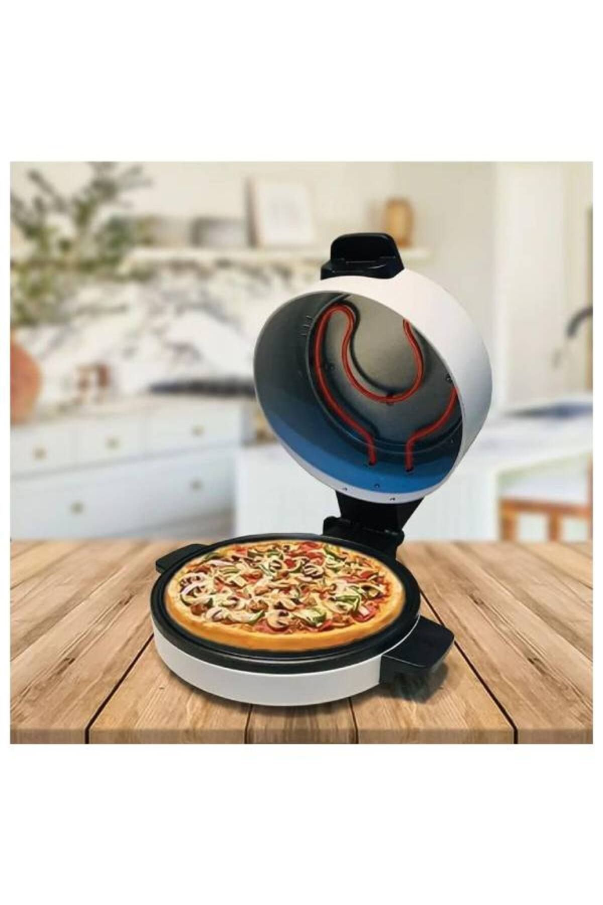 Nova-Electric Pizza Maker 2000W – Double-Sided Nonstick Oven with 220°C Rapid Heating, Tabletop Design 7
