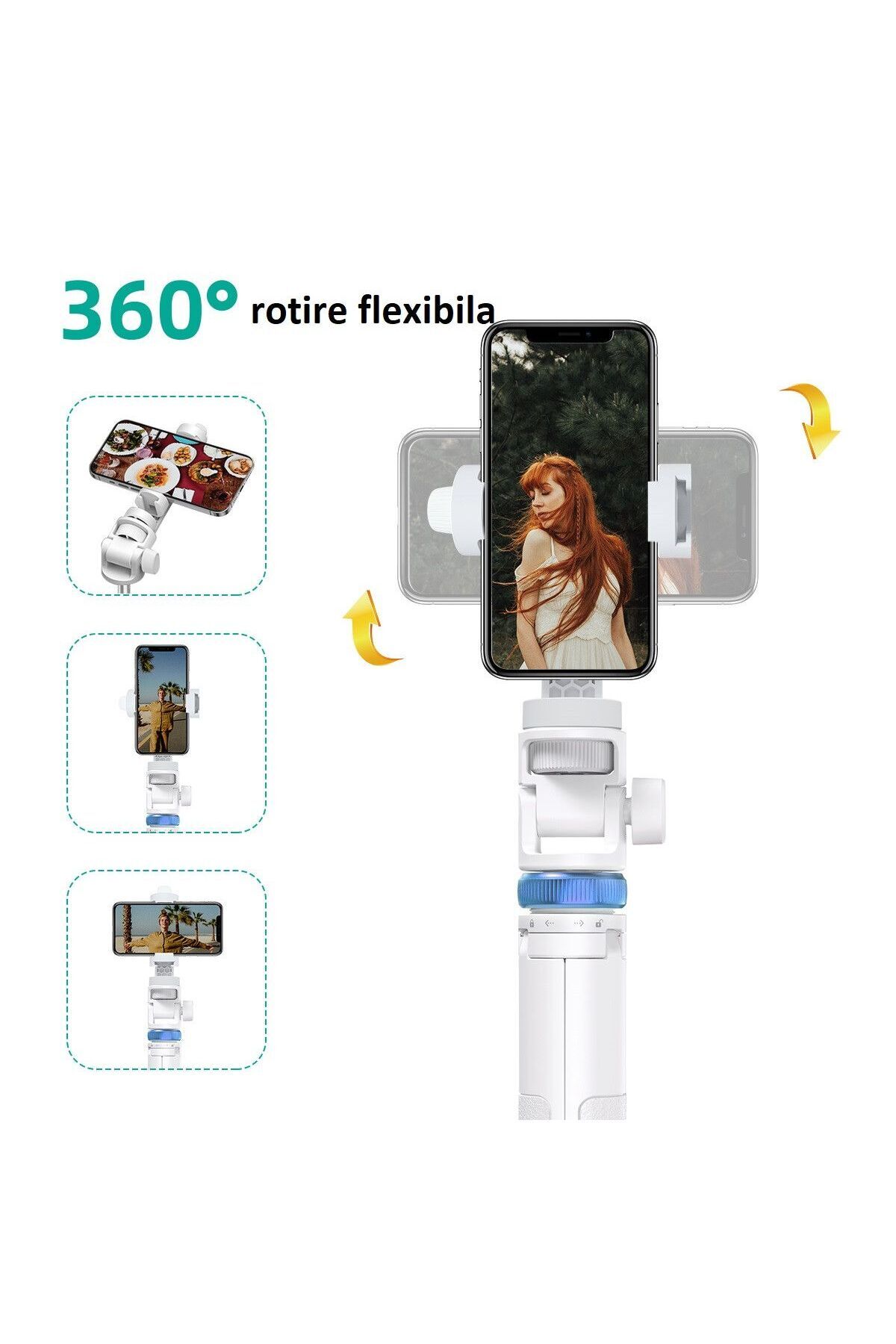 JustZEN-Professional Telescopic Tripod for Phone/Camera/GoPro, Bluetooth Remote, Selfie Stick Functi 4