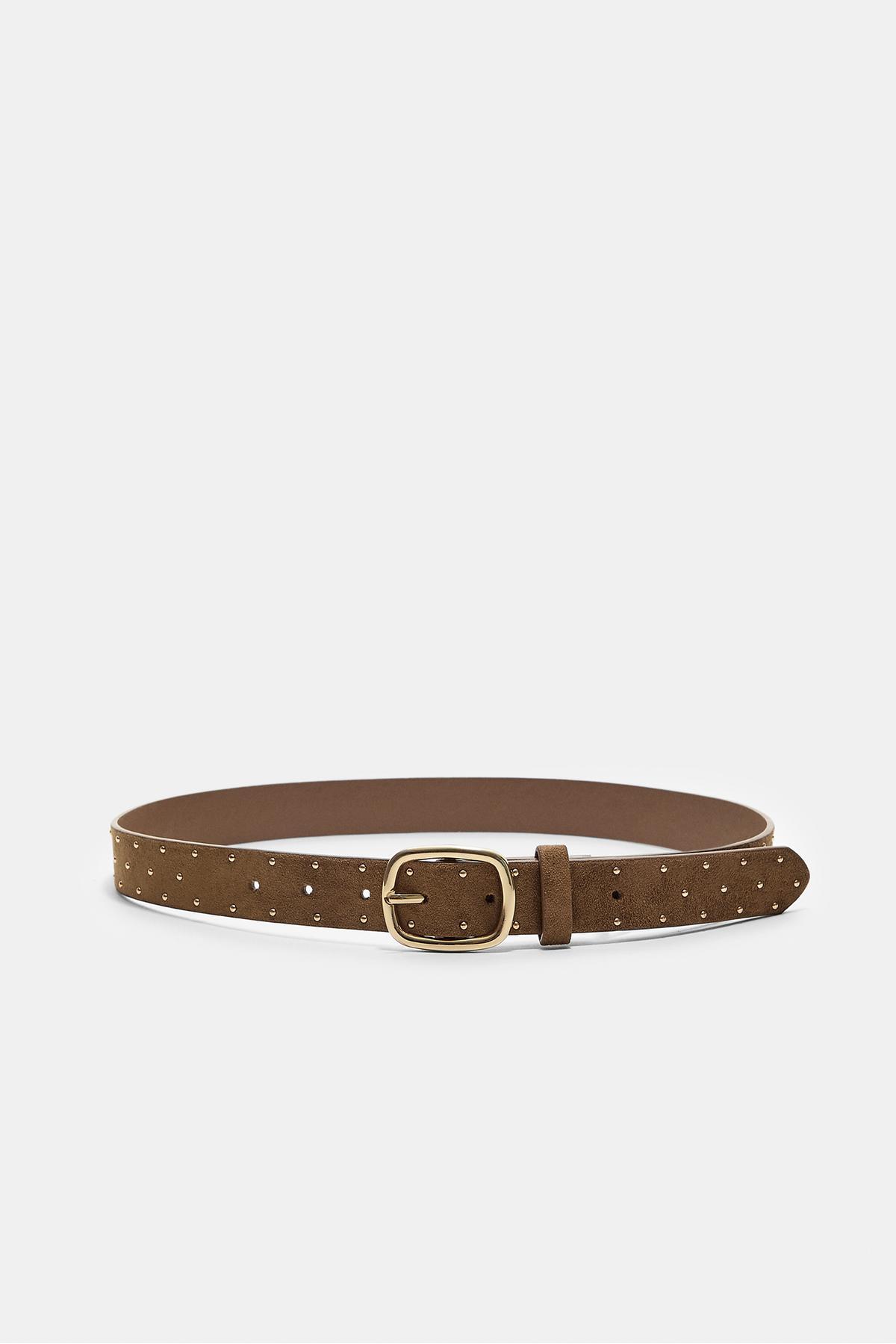 Stradivarius Altın Rengi Zımbalı Kemer görsel 5