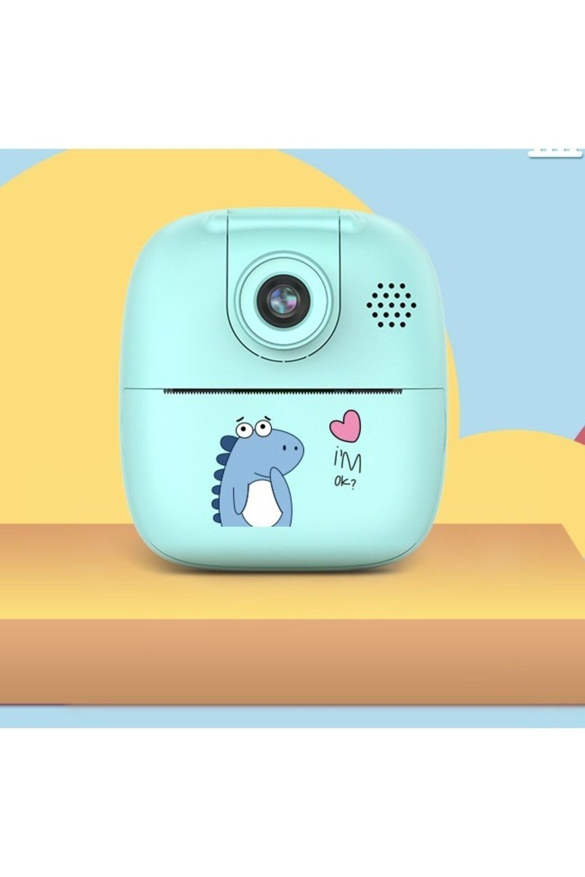 Flippy-Cameră instantanee, Flippy, funcție de imprimare, cablu USB-C, Bluetooth, iOS/Android, imprimare prin aplicație, albastru 4