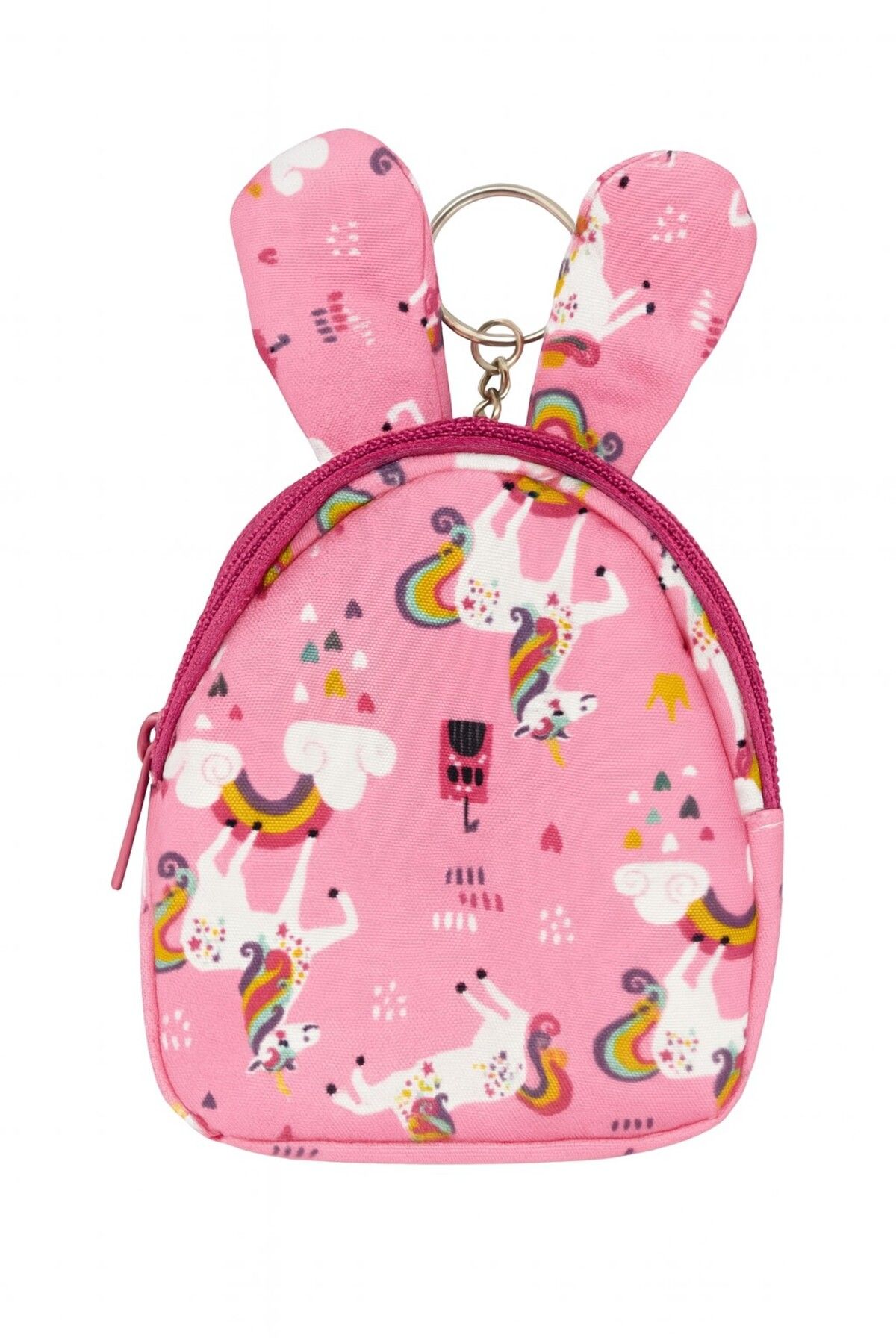 SeaBubbles-Unicorn Wallet Keychain Standard Pink 1