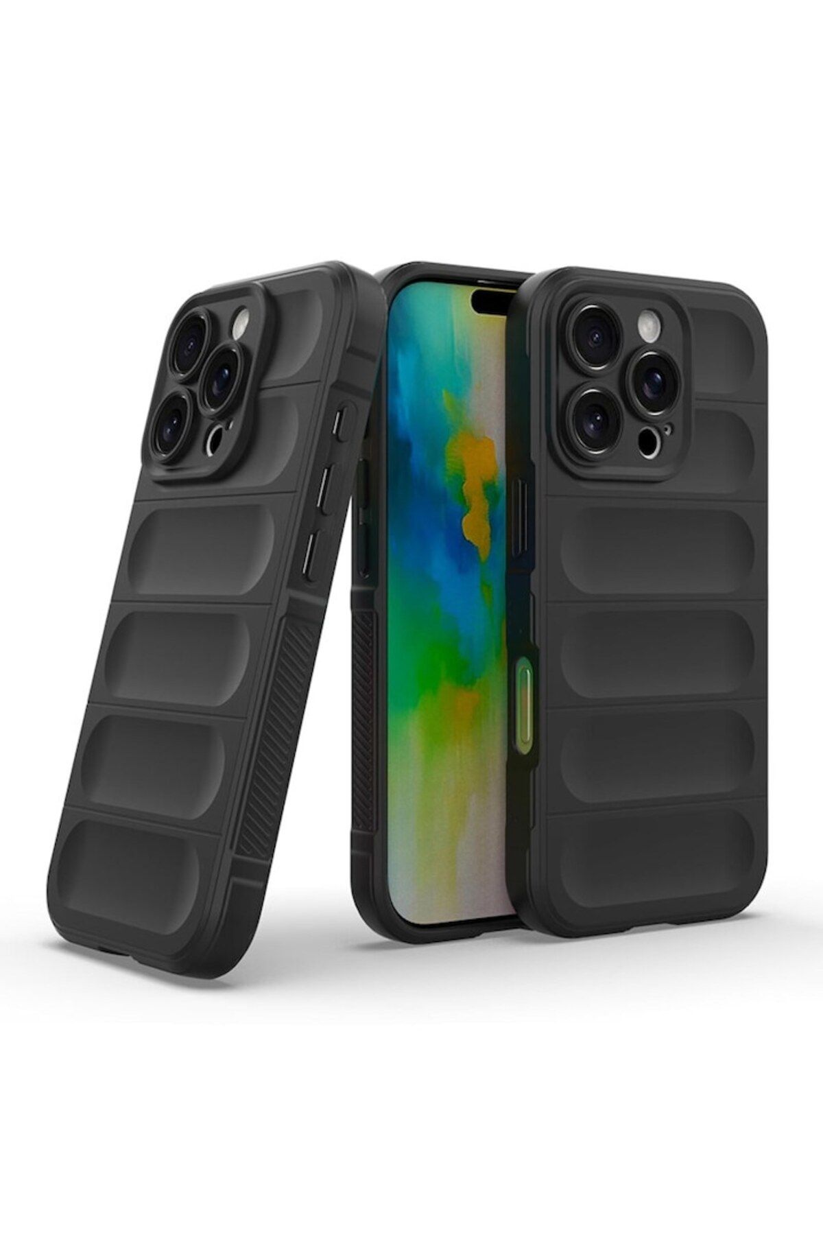 Dali-Husă de protecție compatibilă cu Apple iPhone 16 Pro, Magic Shield, colțuri întărite, cameră în relief 2