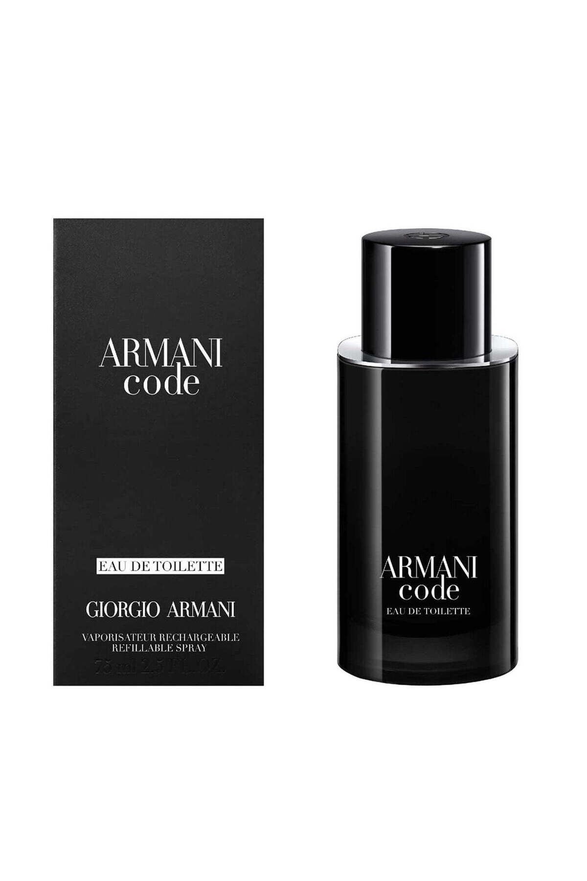 Giorgio Armani-Code Refillable Perfume For Men EDT 75 ml 1