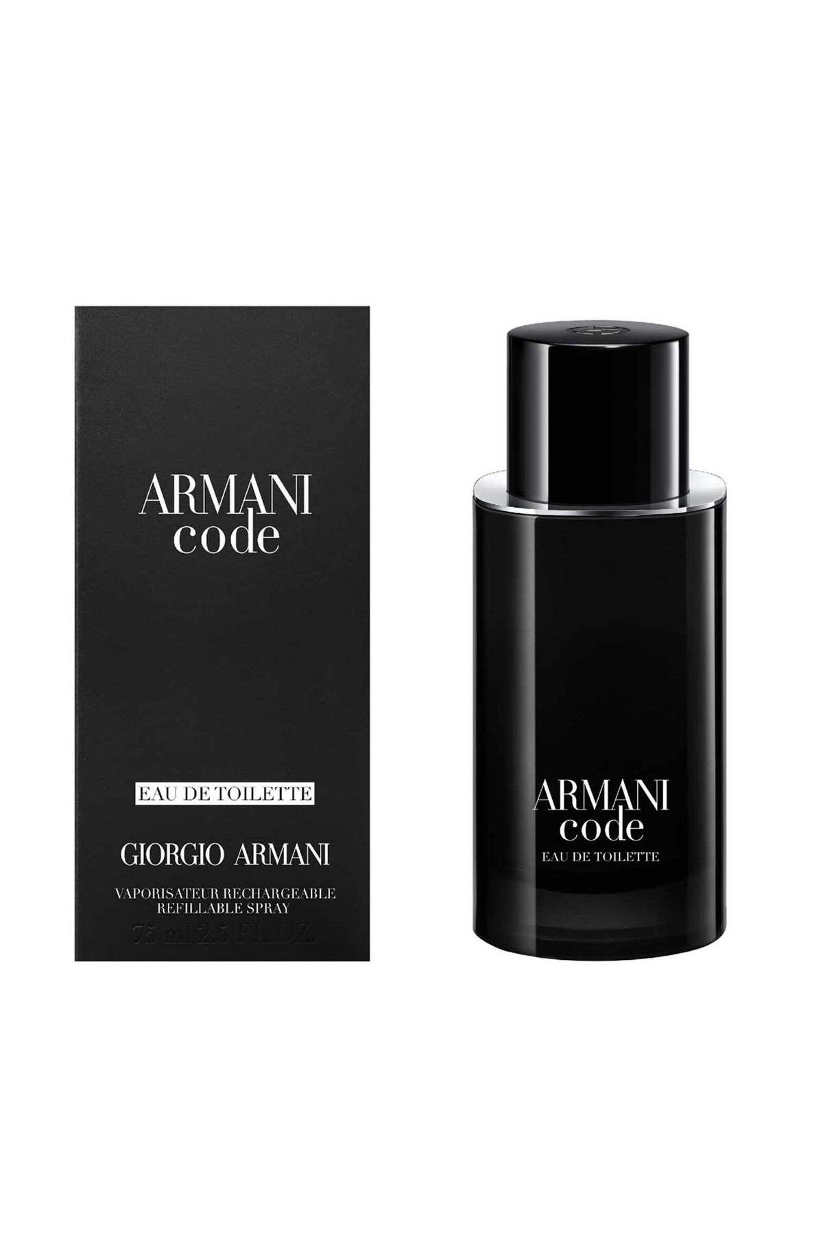 Giorgio Armani-Code Refillable Perfume For Men EDT 75 ml 2
