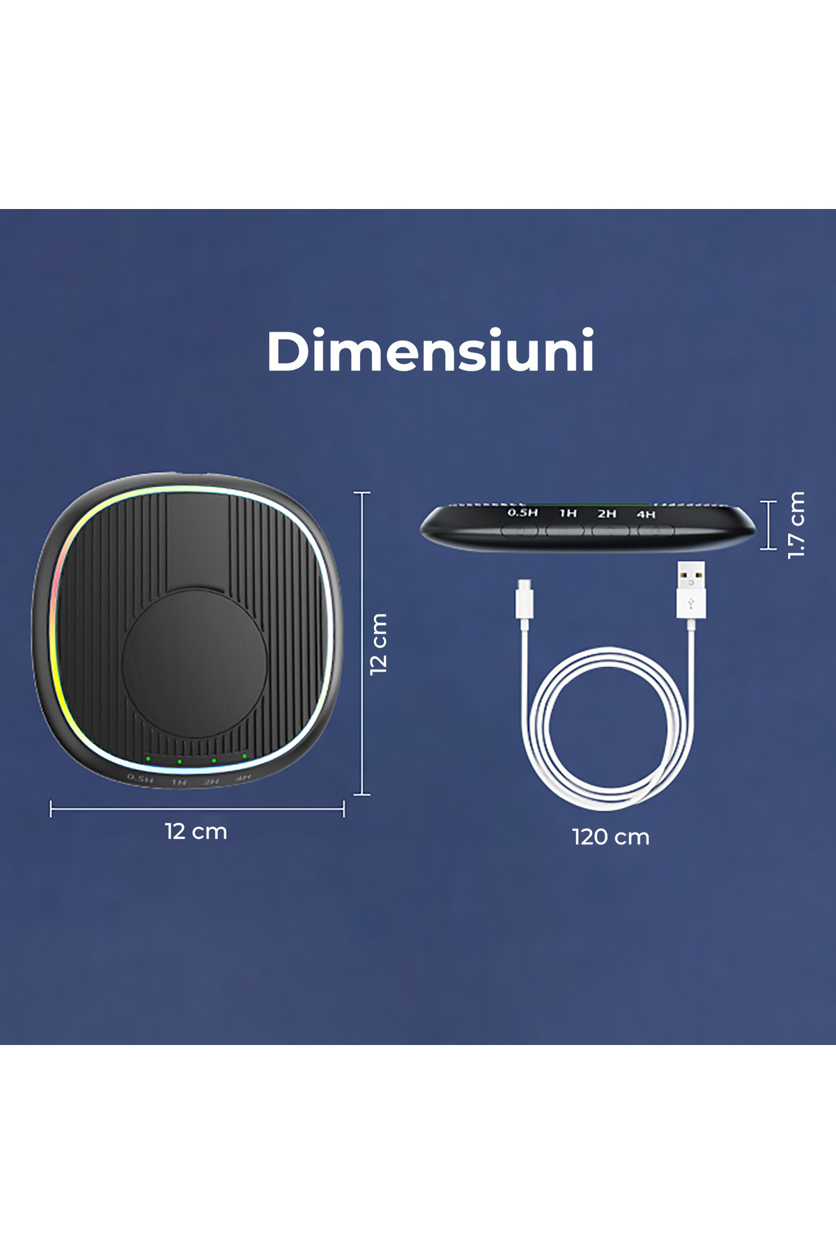 Elindor-Jiggler Mouse for simulating mouse movement, Ultra Slim, silent, with timer, Black 8