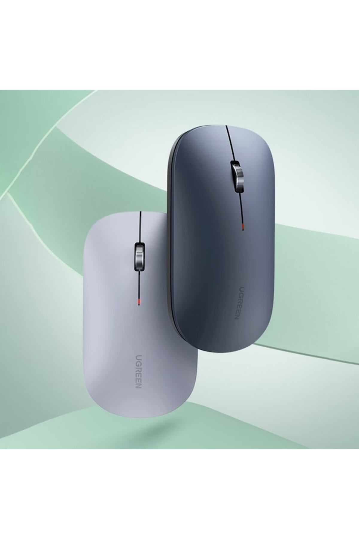 Ugreen-Wireless Bluetooth Mouse 1000-4000 DPI, Ergonomic Design, Ugreen, Grey 3