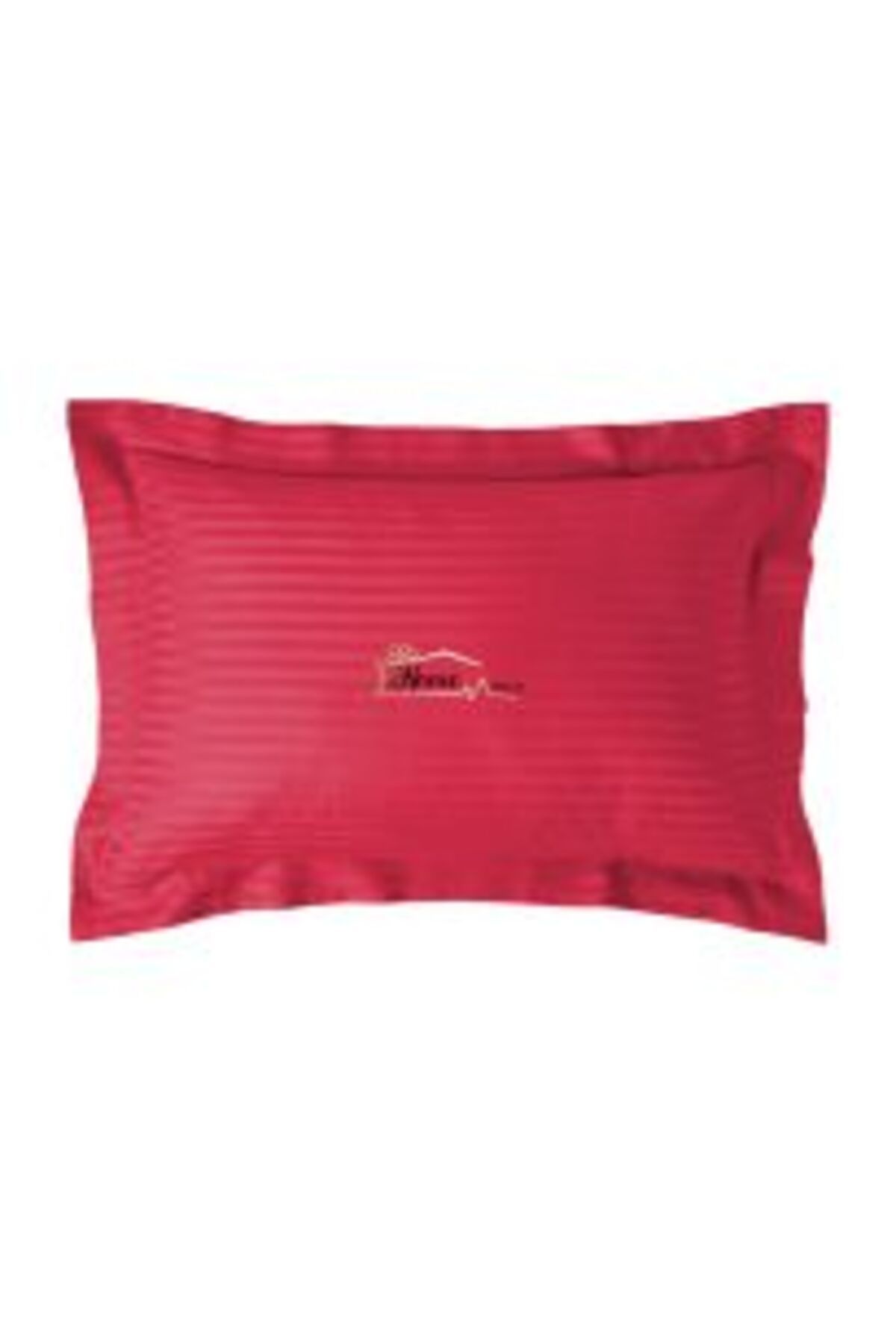 HomePuls-Damask Cotton Pillowcase 100% with 1 cm stripe, 50 x 70 cm and 3.5 cm bordered hem, Lilac 4
