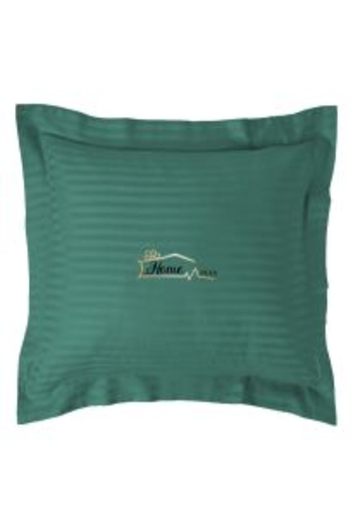 HomePuls-Pillowcase Damask Polycotton 1 cm Stripe, 70 x 70 cm with 3.5 cm Border Hem, Lila Iris 8