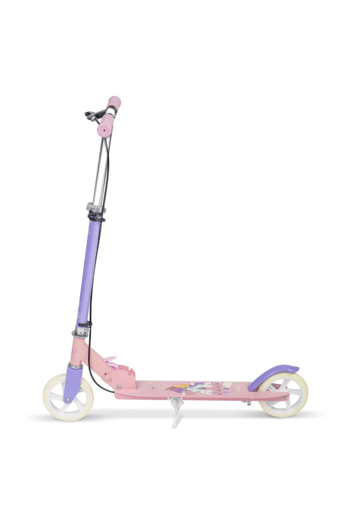 Ricokids-Kodi Princess foldable children's scooter, adjustable handlebar height, anti-slip platform 6