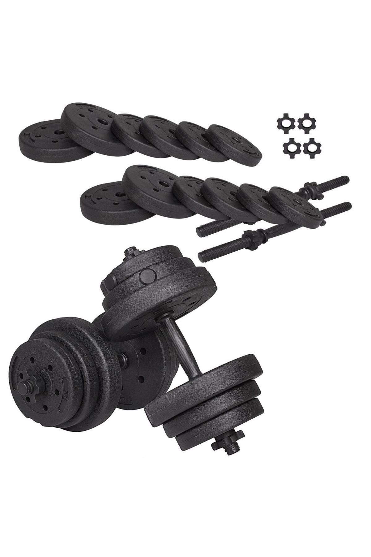 SERSIMO-Adjustable dumbbell set 20kg (2x10kg) made of composite 7