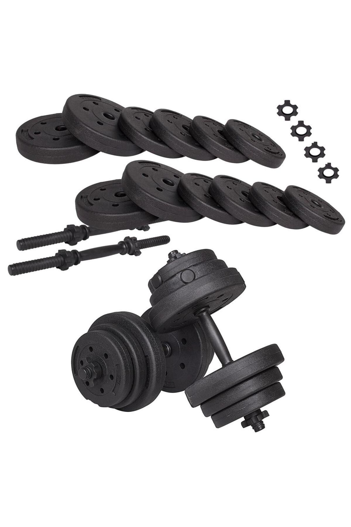 SERSIMO-Adjustable dumbbell set 20kg (2x10kg) made of composite 8
