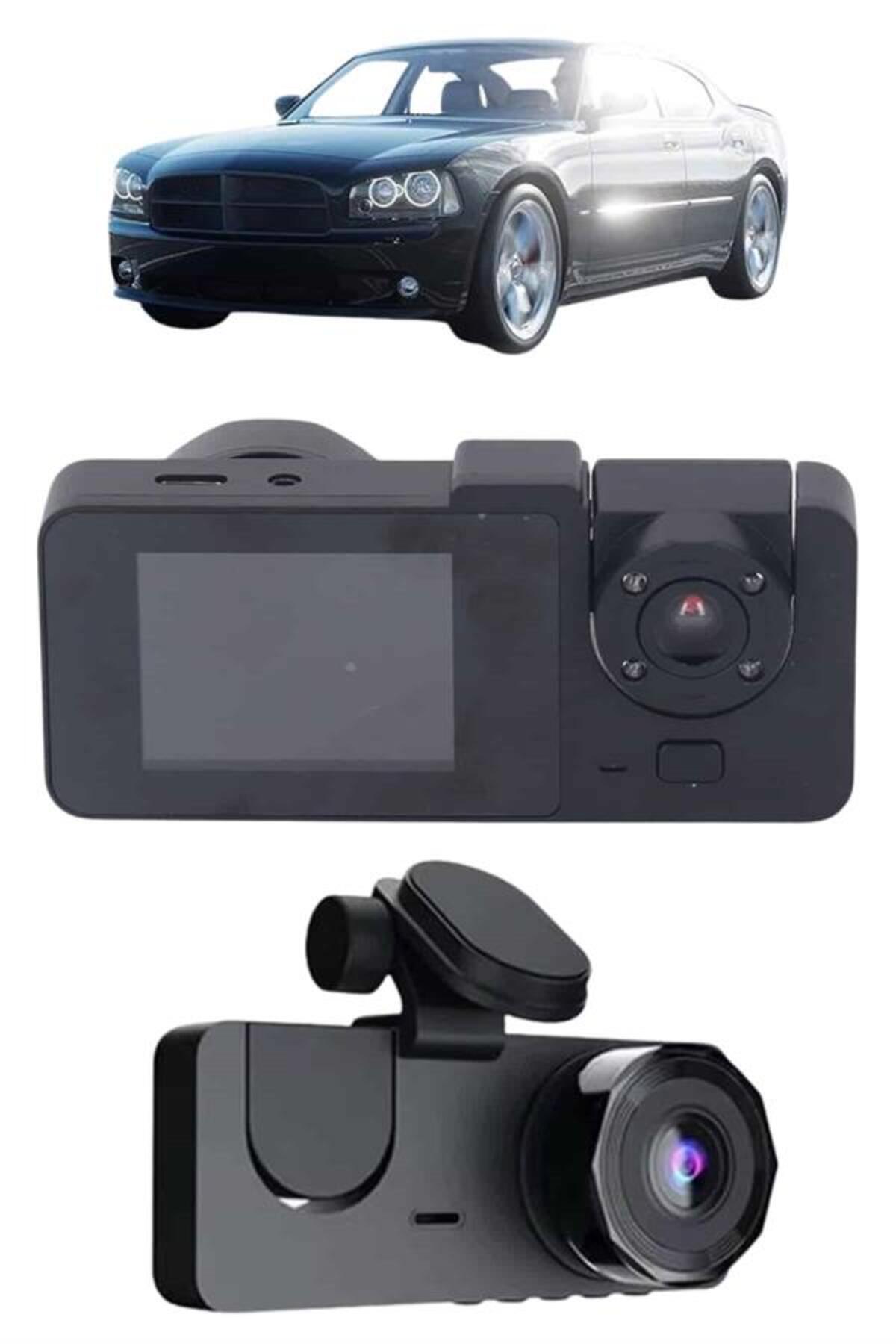 ASTRALTECH Gece Görüşlü DVR 3 Lensli Araç İçi Sürüş Kamerası Video Kaydedici