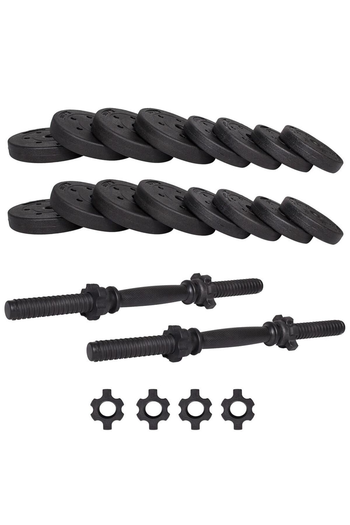 SERSIMO-Adjustable dumbbell set 30kg (2x15kg) made of composite 3