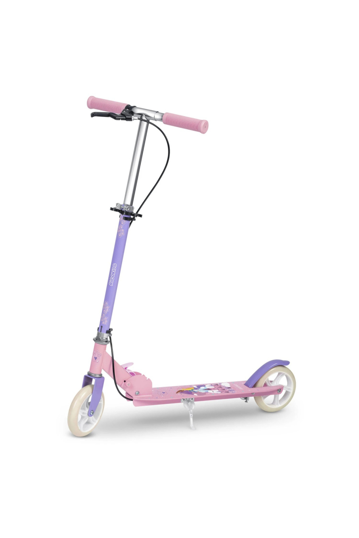 Ricokids-Kodi Princess foldable children's scooter, adjustable handlebar height, anti-slip platform 8