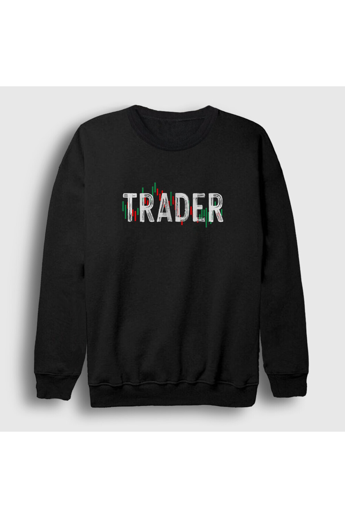 Presmono-Unisex Black Trader Stock Market Trader Sweatshirt 563089Tt 1