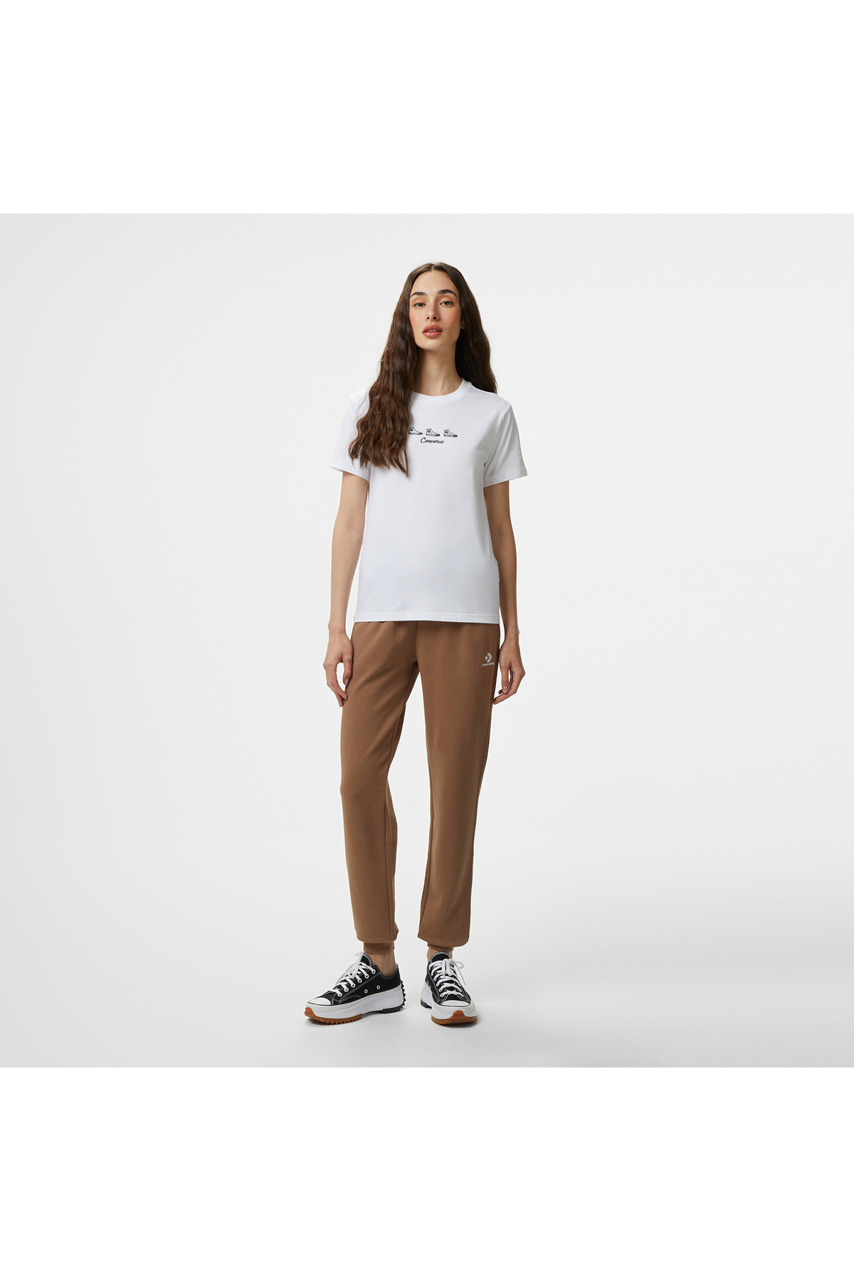 Converse Kadın Beyaz T-Shirt görsel 3