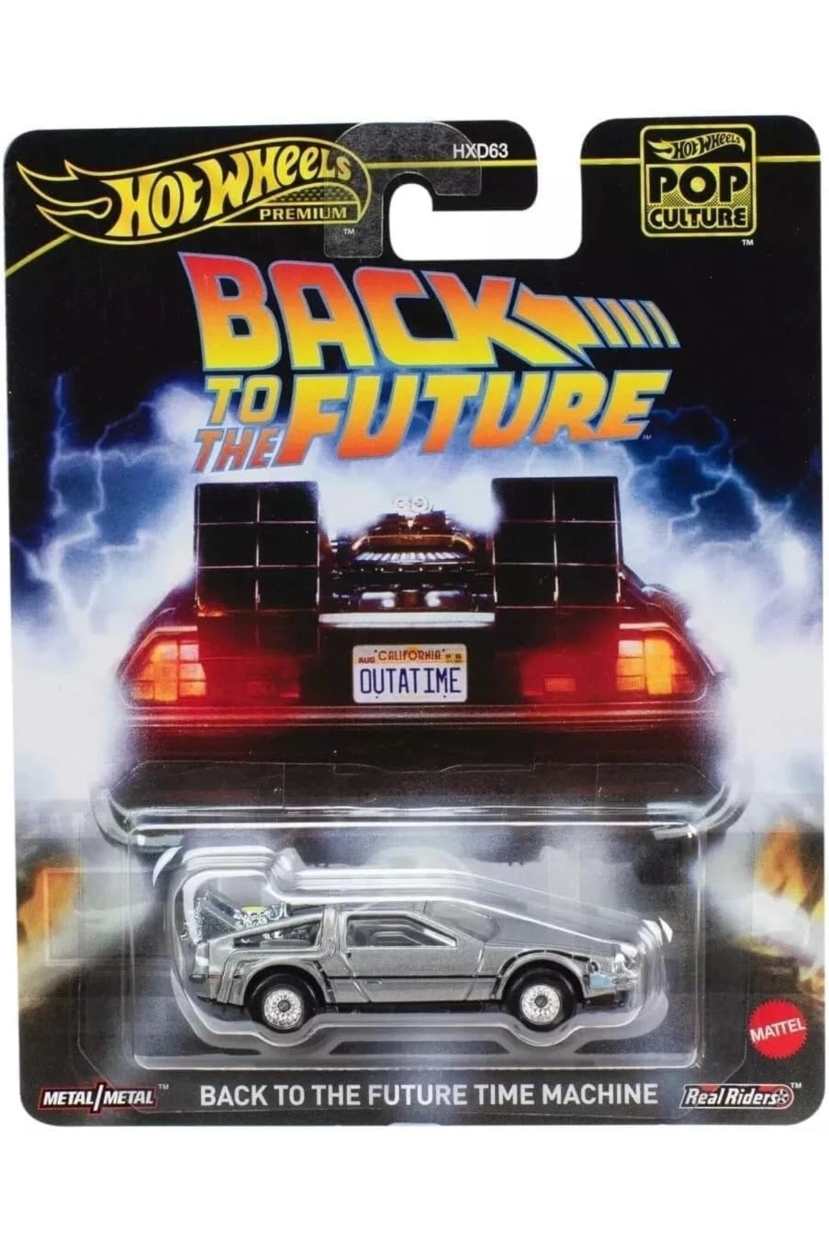 HOT WHEELS Premium Pop Culture Back To The Future Time Machine