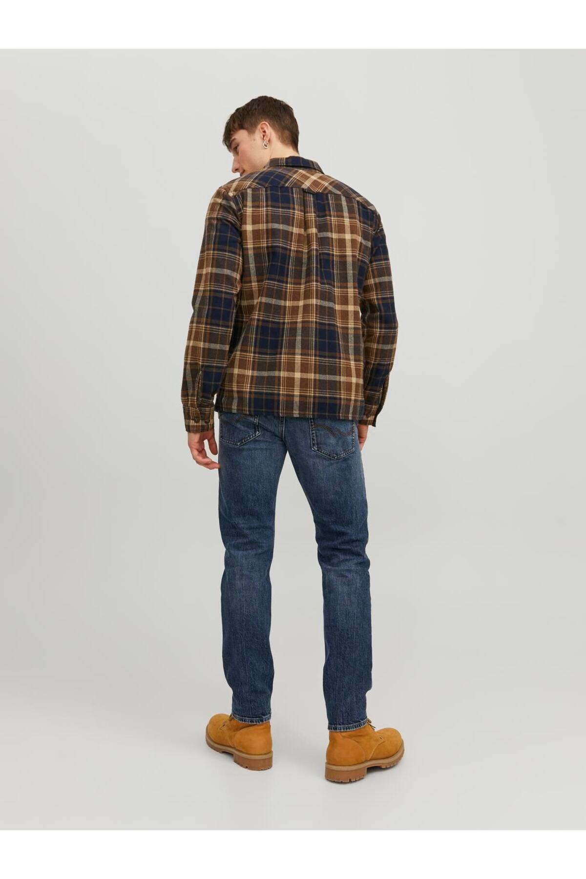 شلوار جین مردانه راسته فاق نرمال | جک اند جونز Jack & Jones 12237306 - تصویر 2