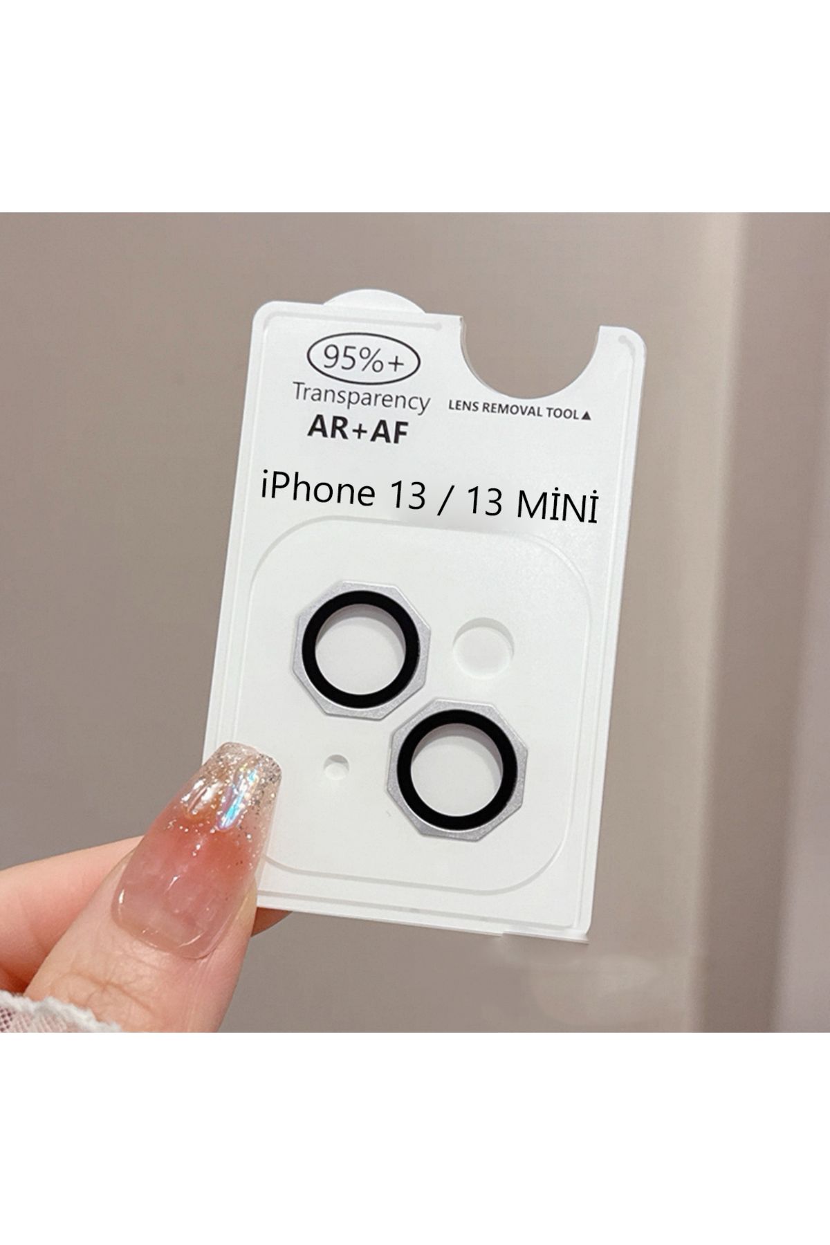 EDELFU-عدسة حماية الكاميرا بزاوية 8Gen Design Sapphire مع جهاز تركيب لهاتف iPhone 13 و13 MINI 1