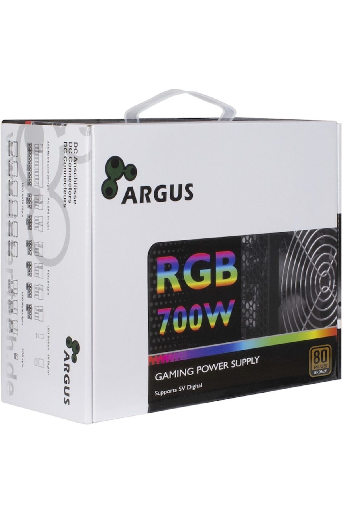 Inter-Tech-Argus RGB-700 II, 80 PLUS Bronze, 700W 3