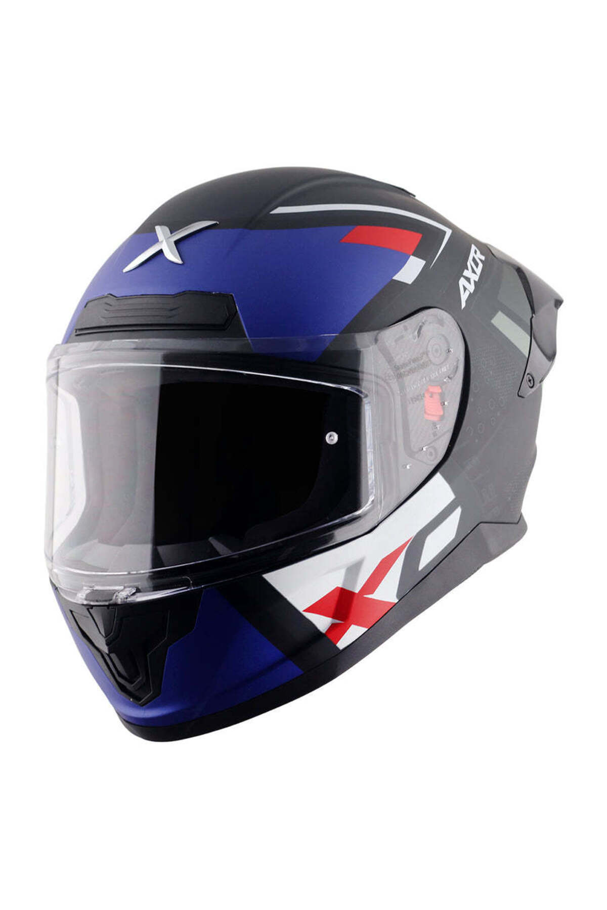 AXOR Saber X-Sport KASK MAT SİYAH TURUNCU