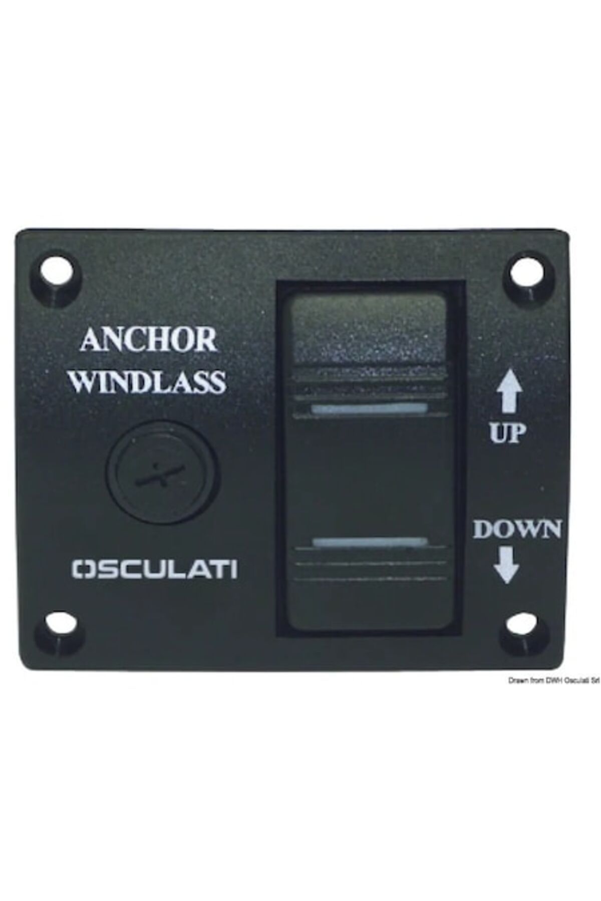 OSCULATI-Panou de Comanda cu Comutator Basculant Rezistent la Apa, Iluminare LED Dubla, Control UP-DOWN 1