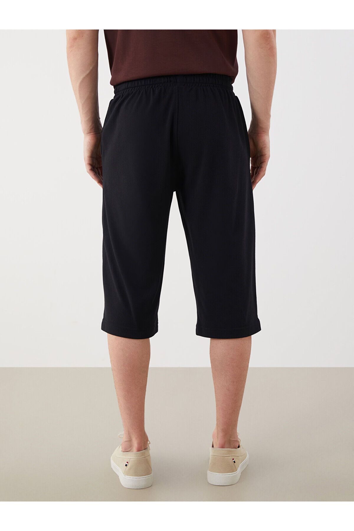 LC Waikiki-Ανδρικό σορτς βερμούδας Standard Mold 4