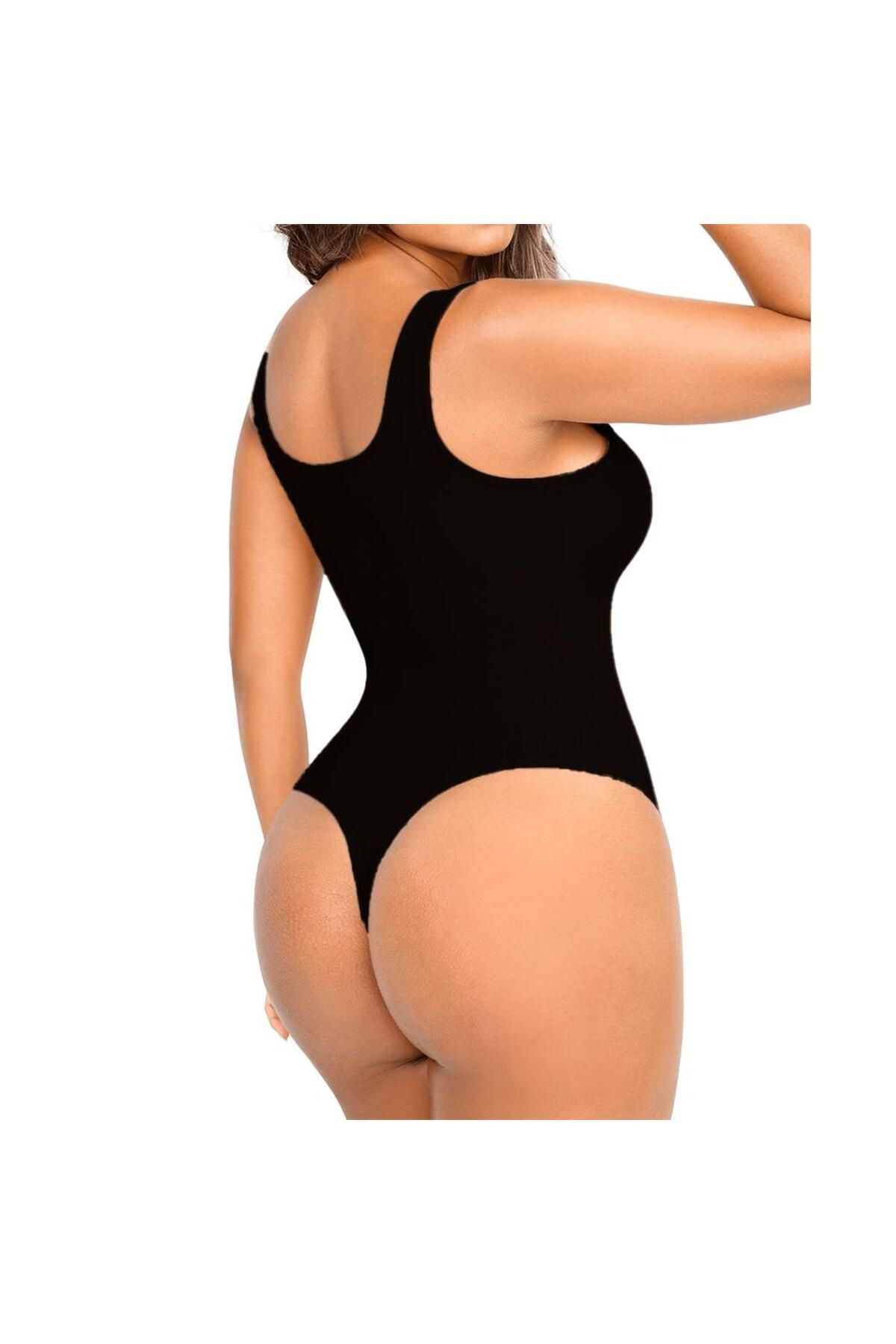 SOLLUXE-Shapewear with abdominal compression and bust lifting effect, seamless shaping underwear 2