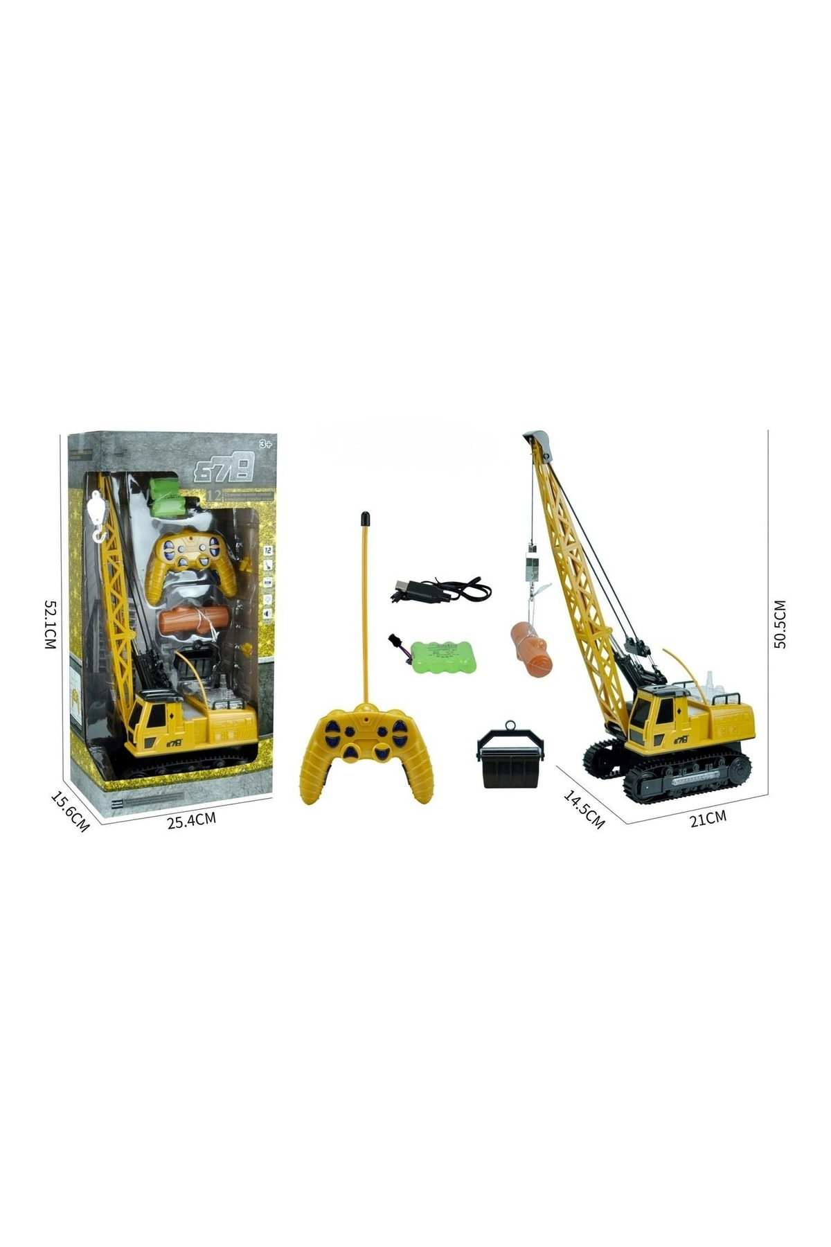 TRUST STORE ToyCraft MegaVinç 12 Kanal Şarjlı Uzaktan Kumandalı