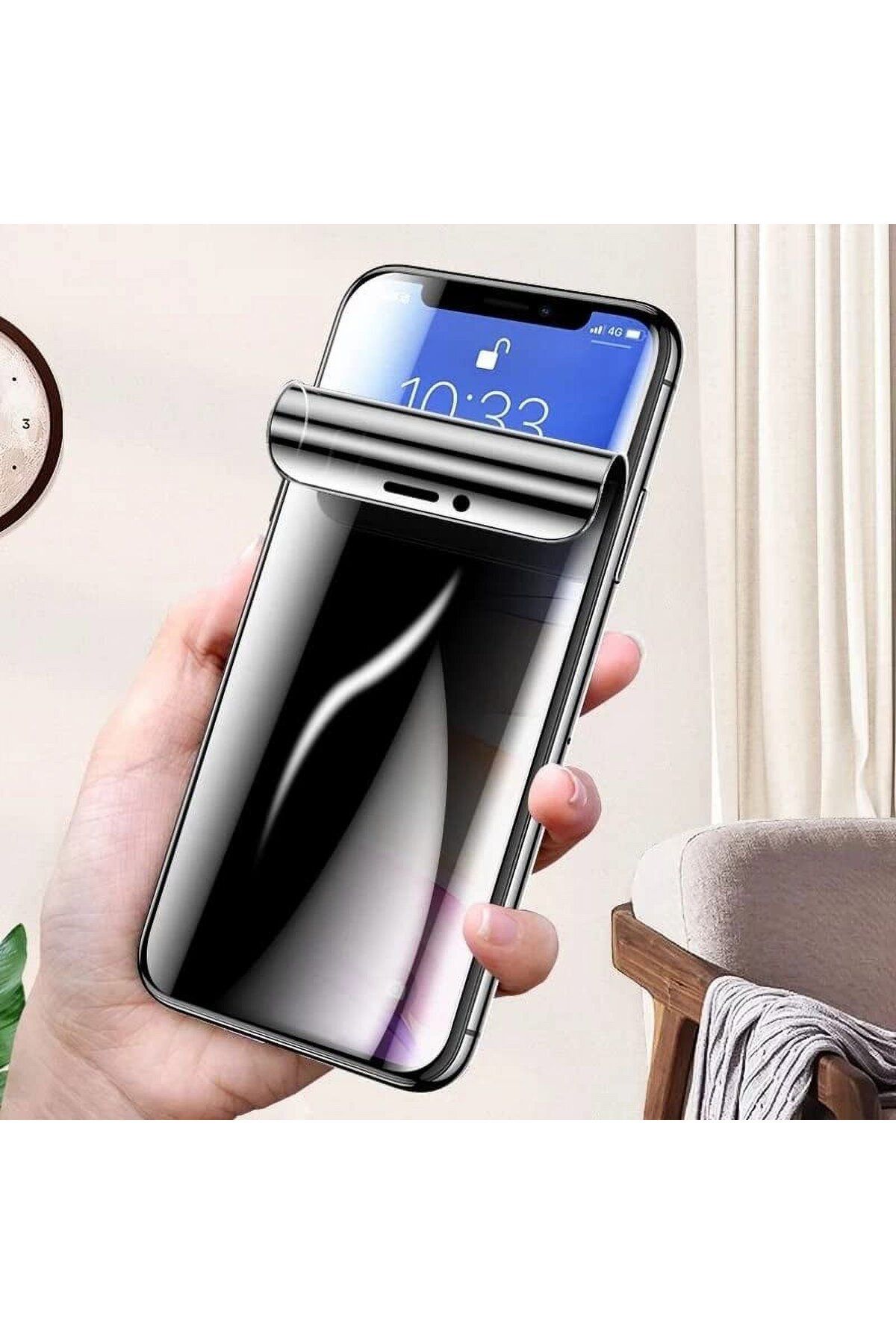 Infinity Enterprise-Set 5 bucati Folie Display Privacy pentru Samsung Galaxy A53 5G, protectie cu lipire Completa pentr 2