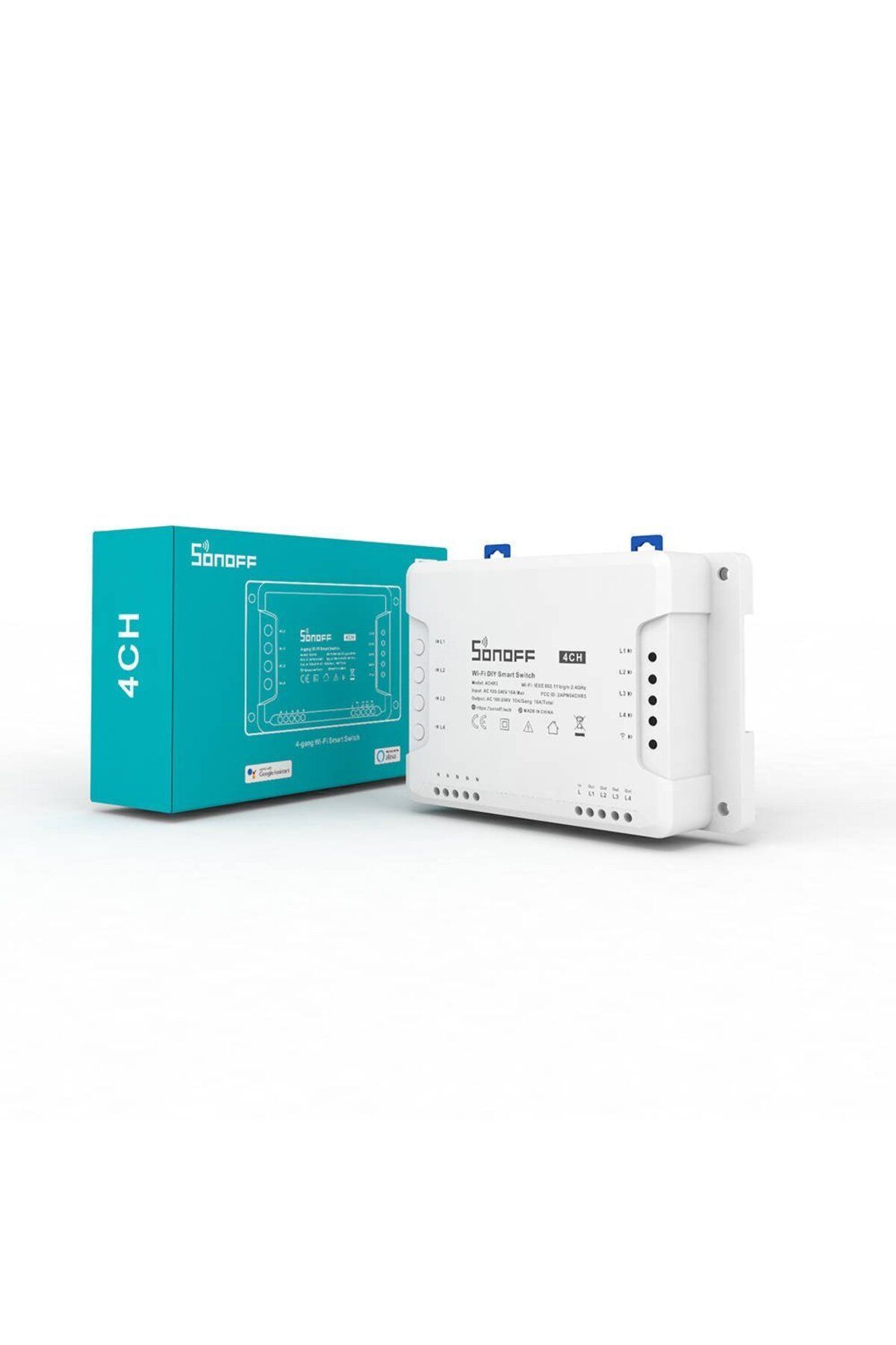 Sonoff-Releu Smart Wireless 4CHR3, 4 canale, Alexa Google Home 2
