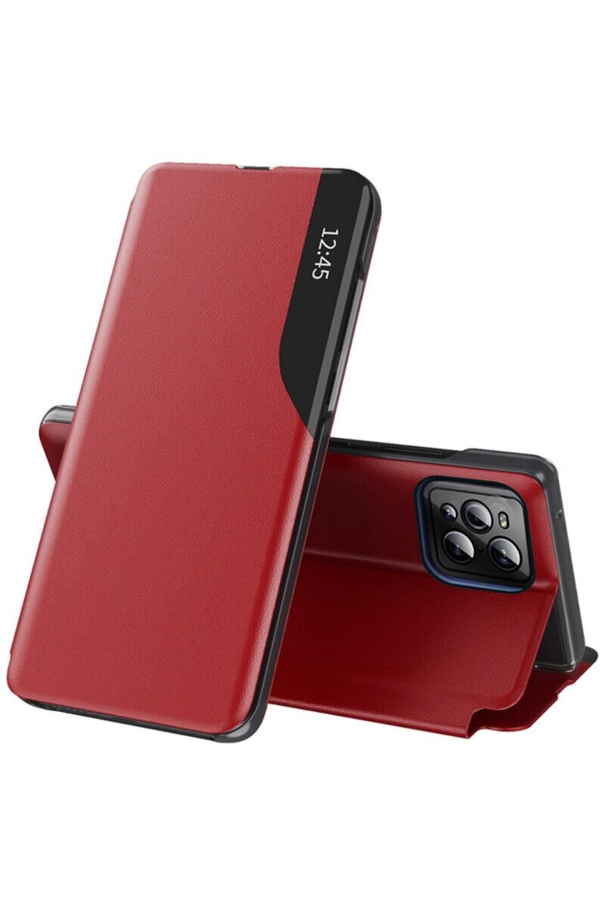 SOL-Husă de protecție pentru Oppo Find X3 Pro, protecție, W75, piele, Elegant Ruby 4