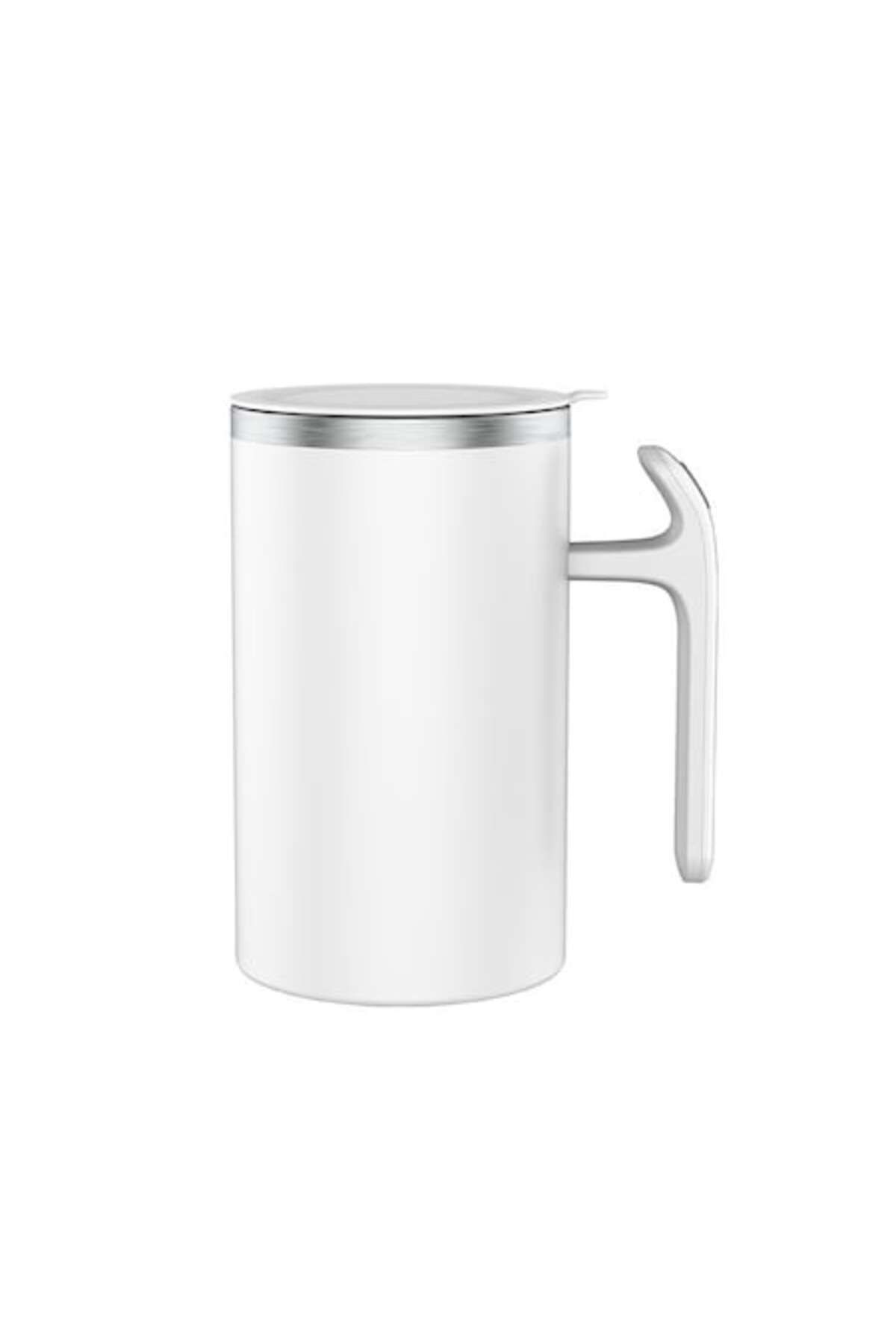 Floppy-Portable mug with built-in mixer, battery-powered, 380 ml, white 1