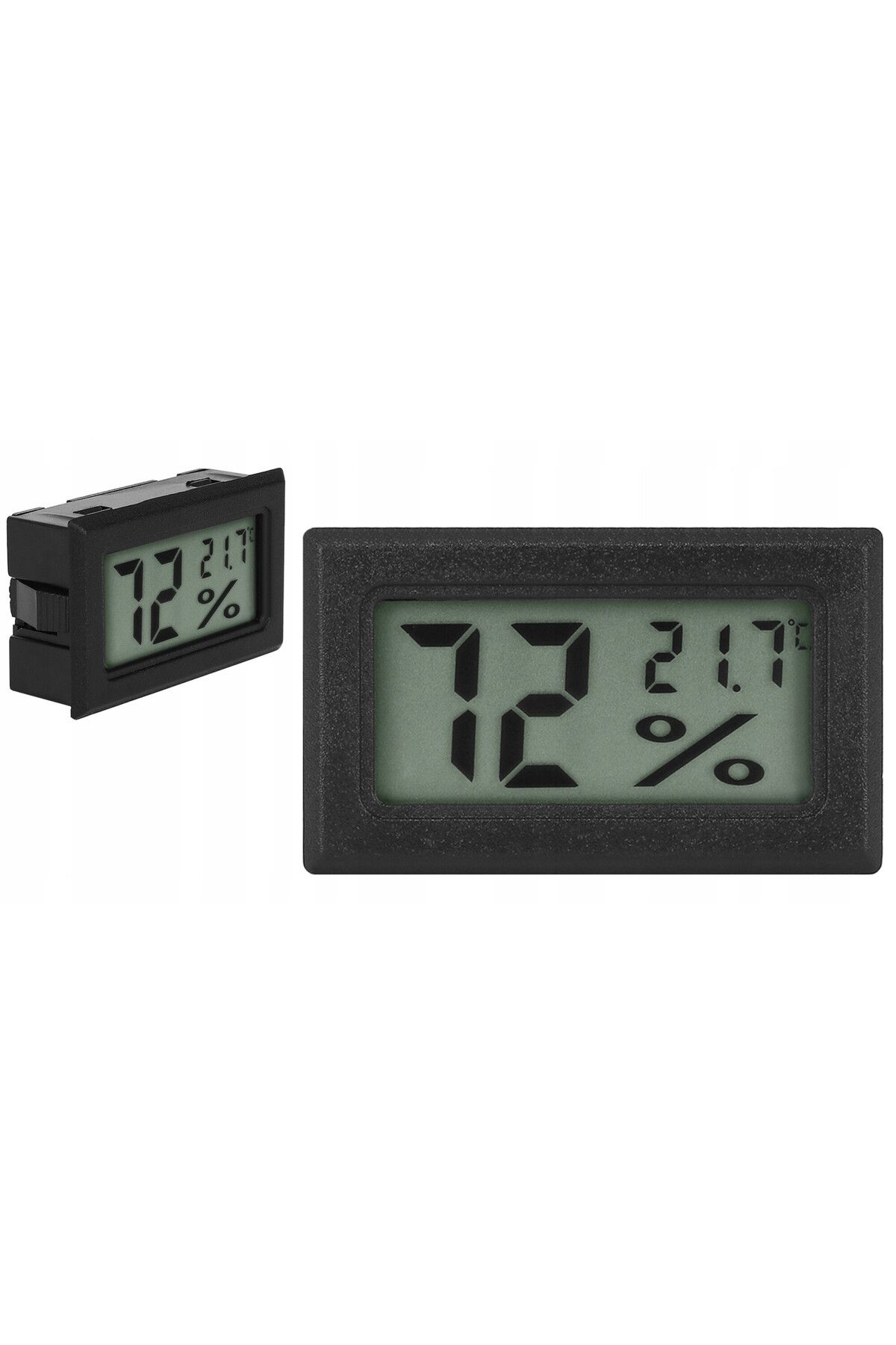 LikeSmart-Termometru si higrometru de camera 2 in 1 "LikeSmart TermoHyGro", Afisaj LCD, afisare temperatura si 3