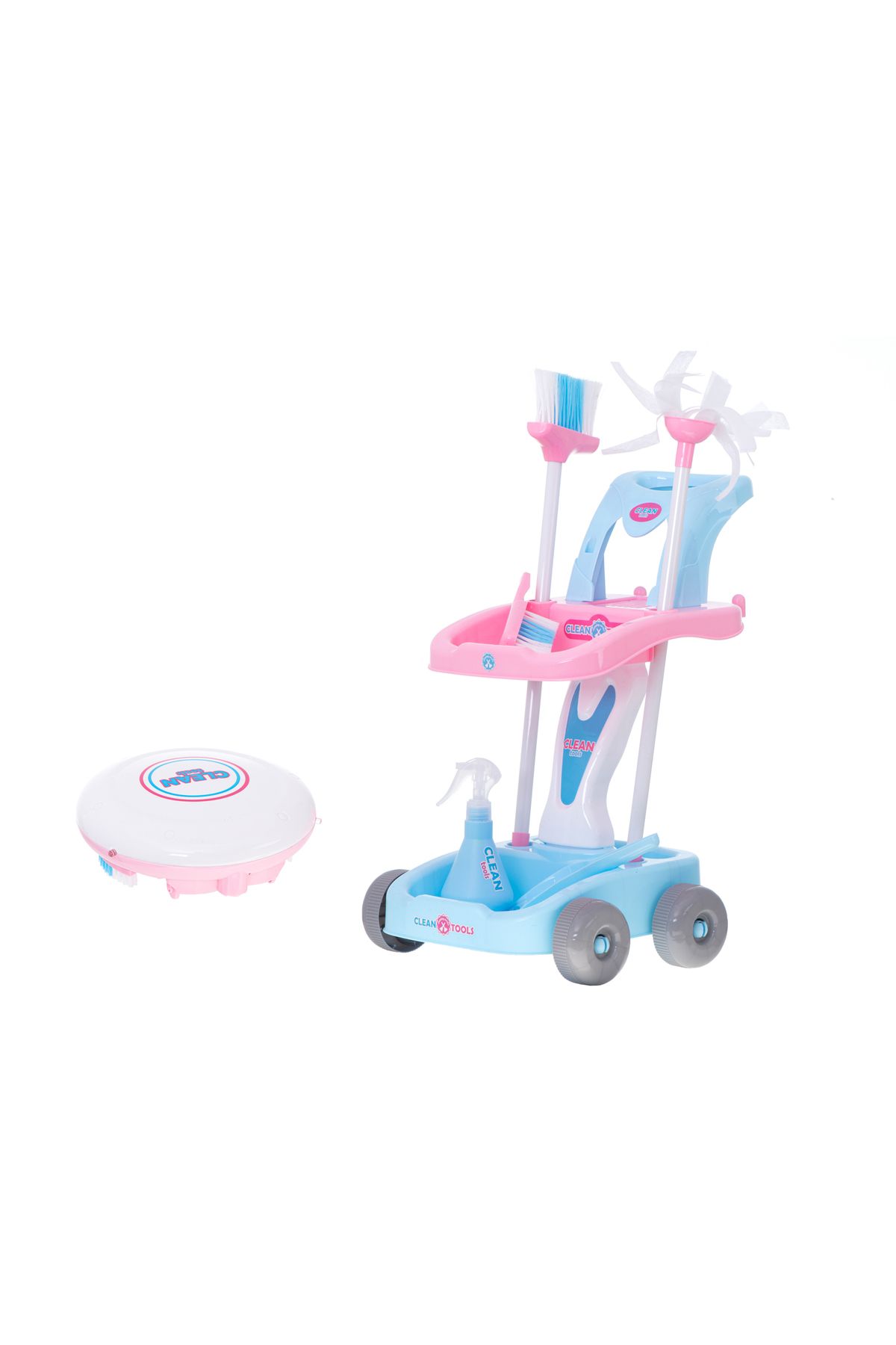 İSP-Set de joaca pentru copii "Likesmart AutoCleaner", robot aspirator cu sunete si lumini, mop, far 2