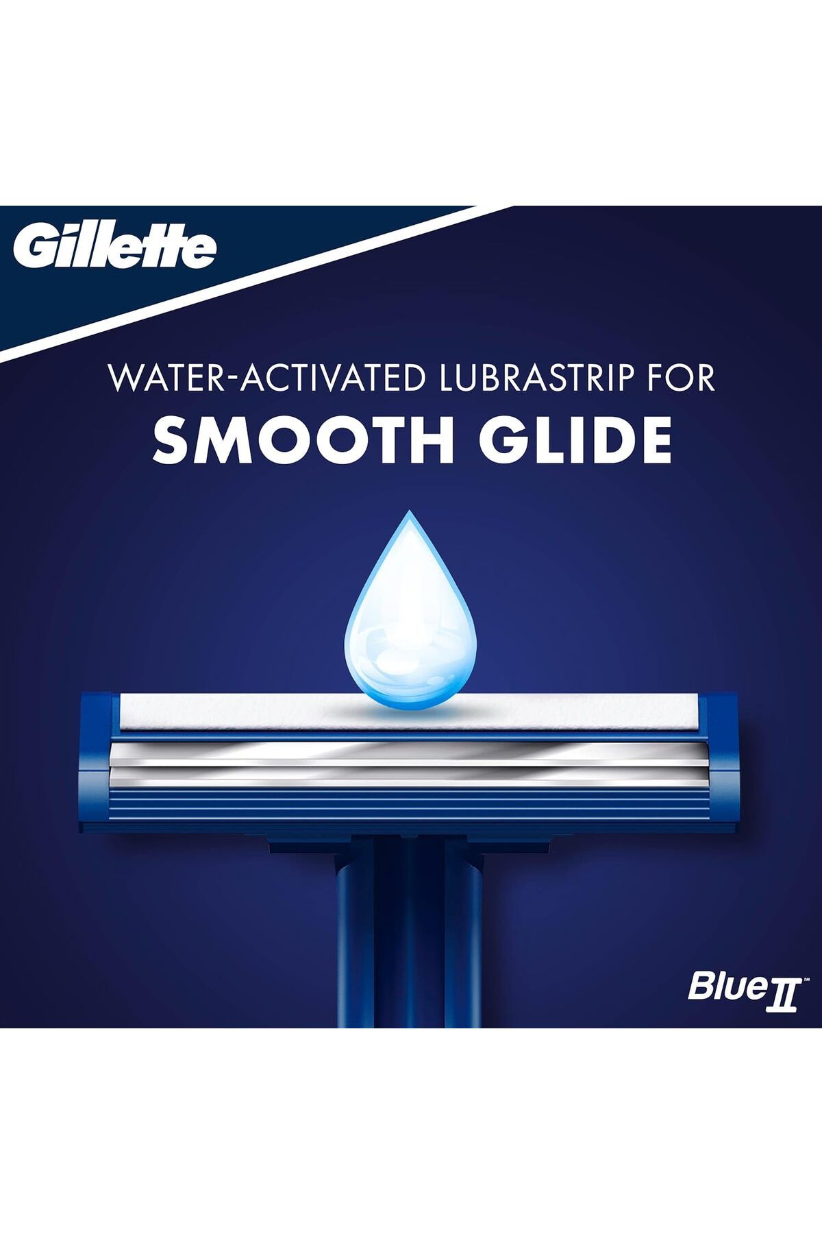 Gillette-Blue II Men's Disposable Razors x5 5