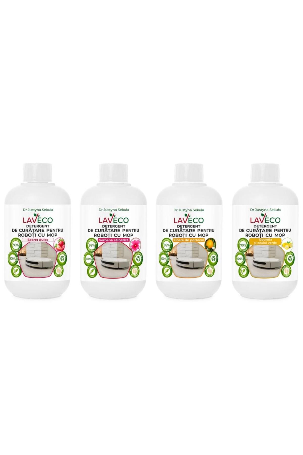 LAVECO-Detergent pentru aspirator robot cu funcție de mop Compatibil universal Bio (100%) - sigur 4