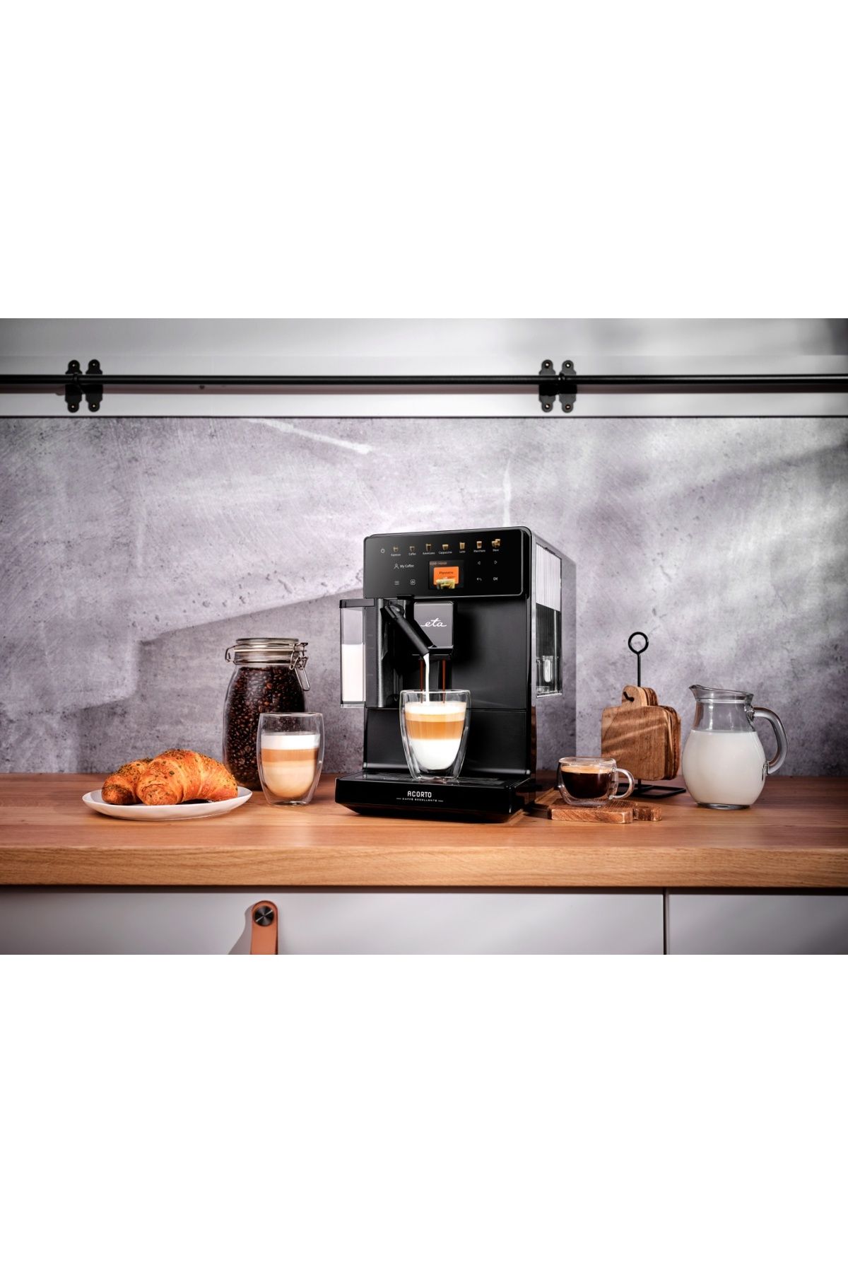 ETA-Automatic coffee machine Acorto 9180 90000, 1400W, 19 bar, frothing system, black 13