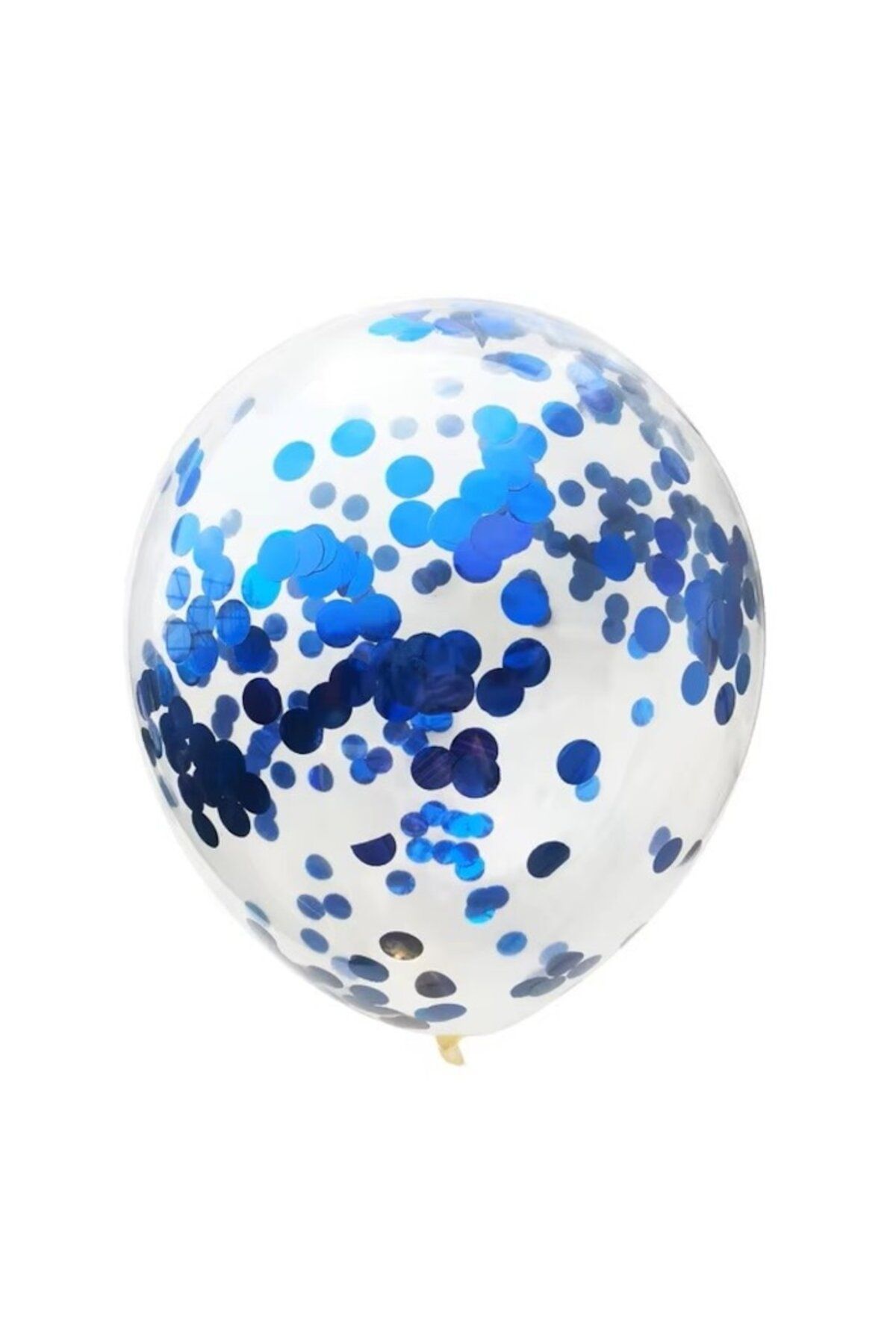 Terra-Set 10 Baloane Latex, Model Confetti Petrecere, 5 x Confetti, 5 x Albastru, 25 cm 3