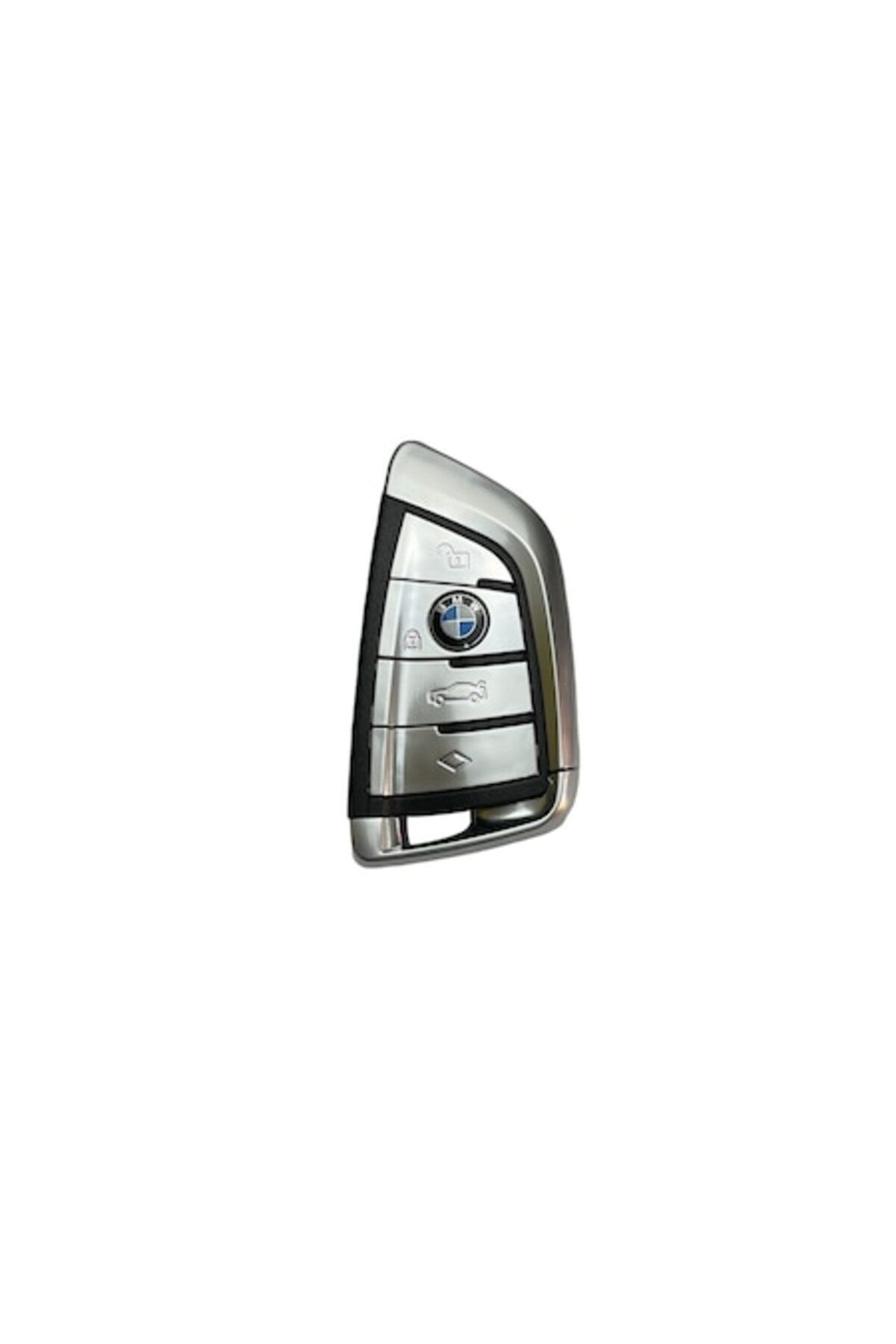 BMW-Key Case Knife 4 Buttons M X5 X6 F15 F16 F48 F45 F46 G11 G12, Silver/Multicolor 1