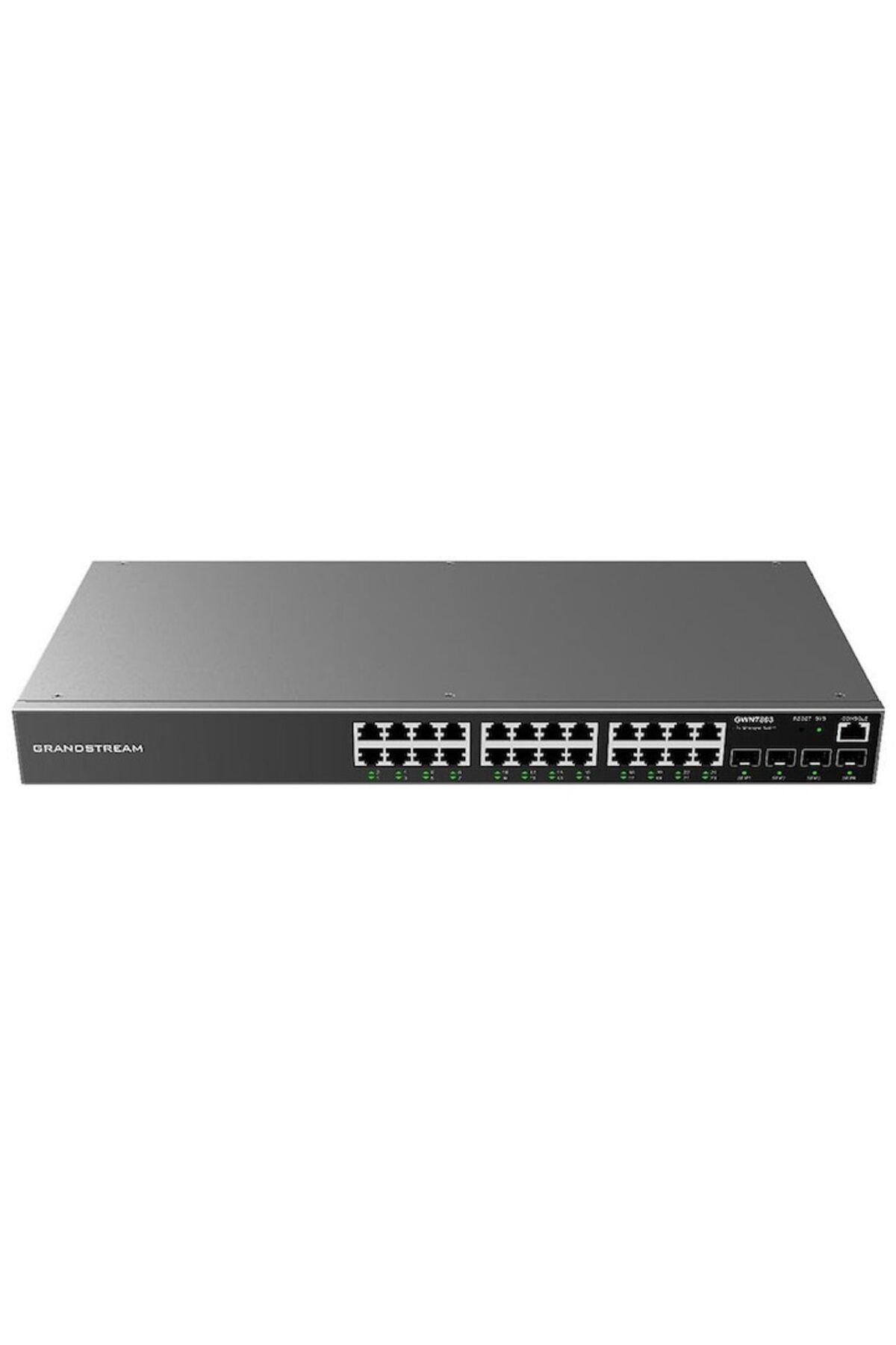 GRANDSTREAM-Switch, Grandstream, 24 porturi RJ45, 4 porturi SFP, Gigabit Ethernet 2