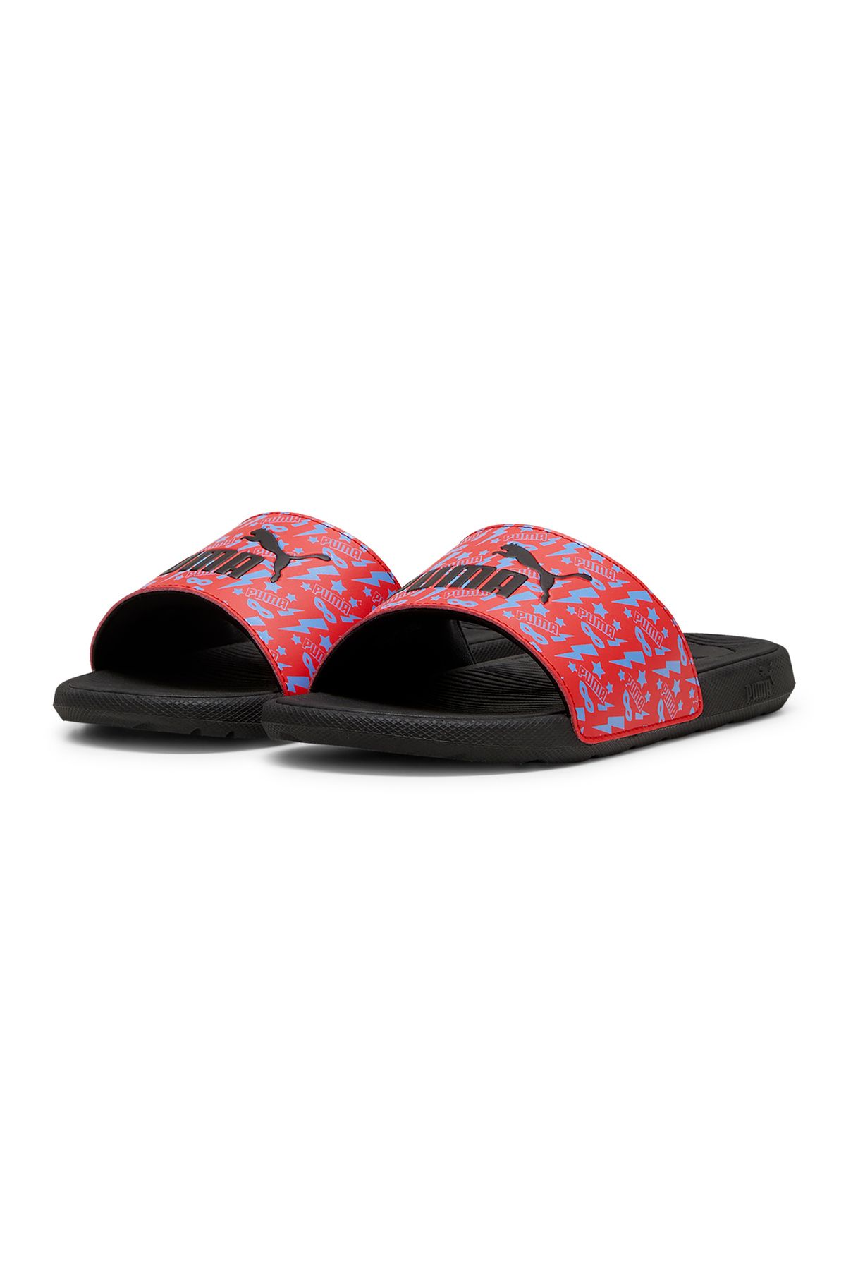 Puma-Cool Cat 2.0 Masked Hero Jr BX Slides - Black & Red 3