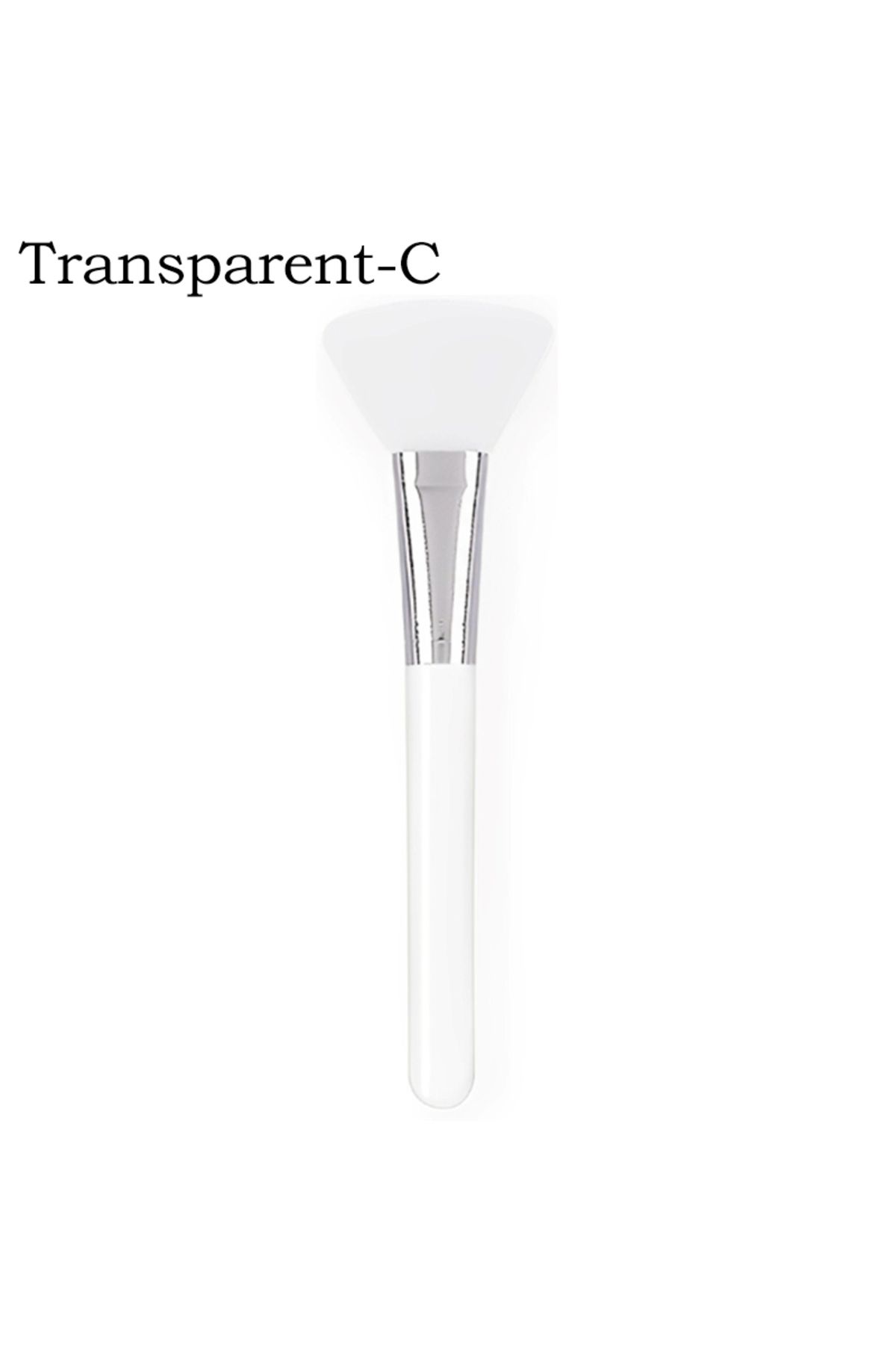 choice2-Transparent 1pc Silicone Face Mask Applicators Soft Head Flexible Face Mask Brushes for Mud Cla 1